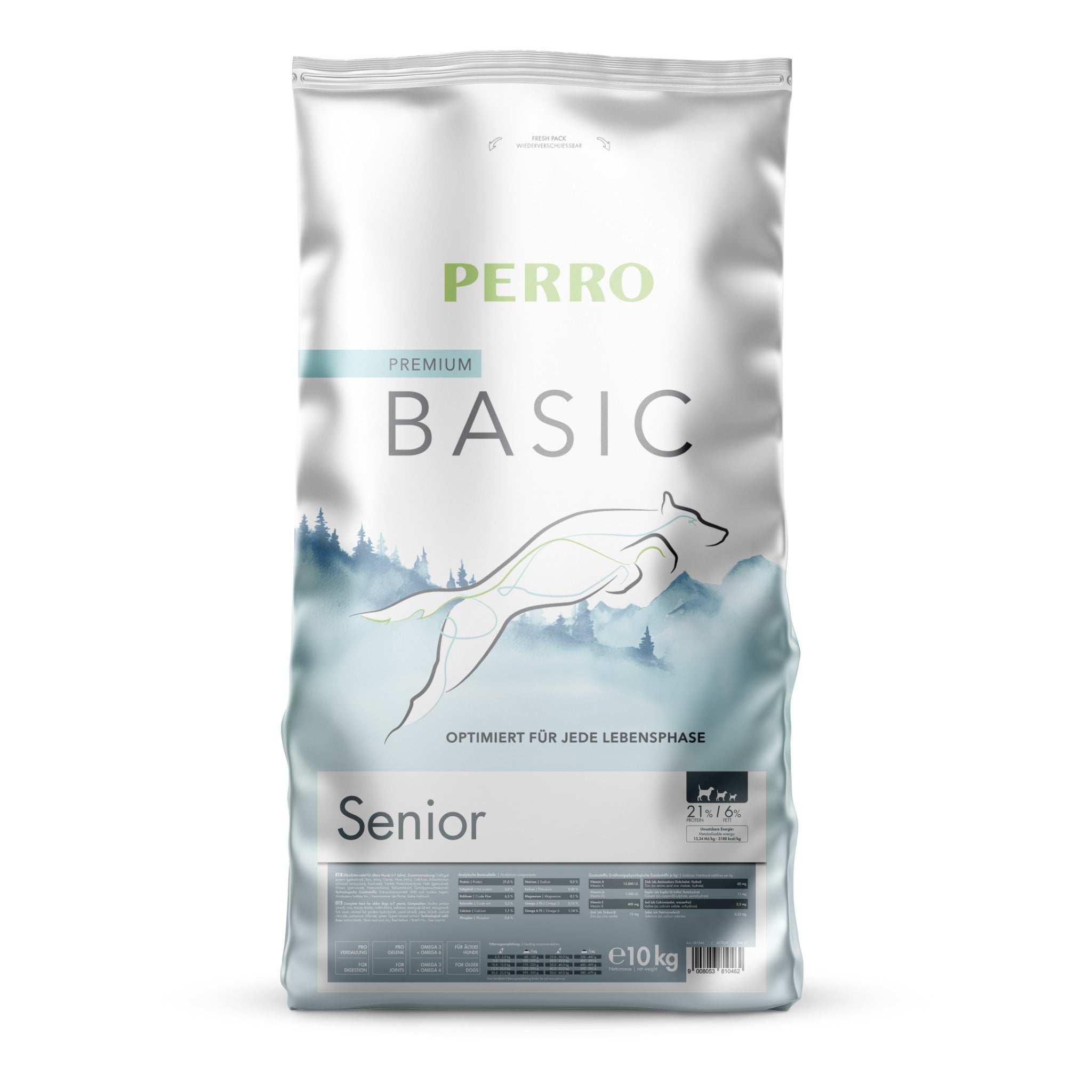 Perro Basic Senior - Hunde Trockenfutter - Woofshack