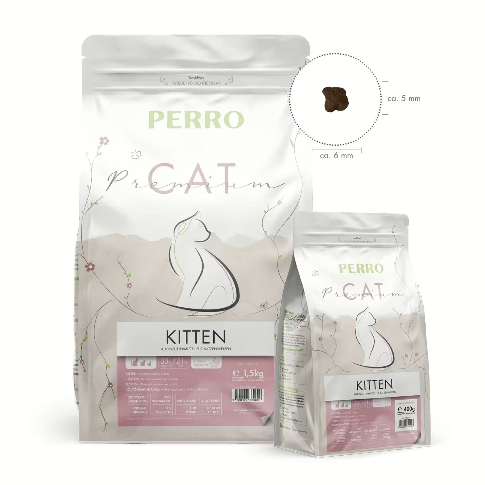 Perro Cat Premium Kitten - Katzen Trockenfutter - Woofshack
