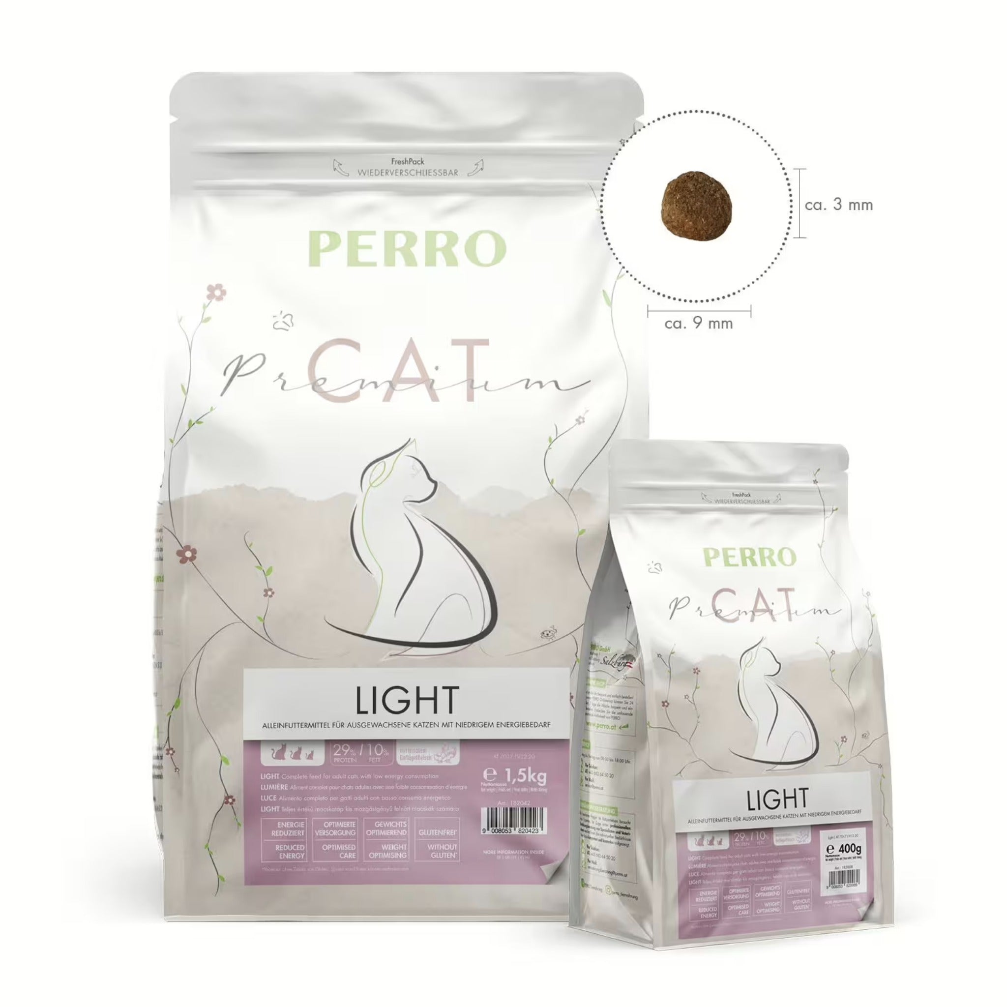 Perro Cat Premium Light - Katzen Trockenfutter - Woofshack