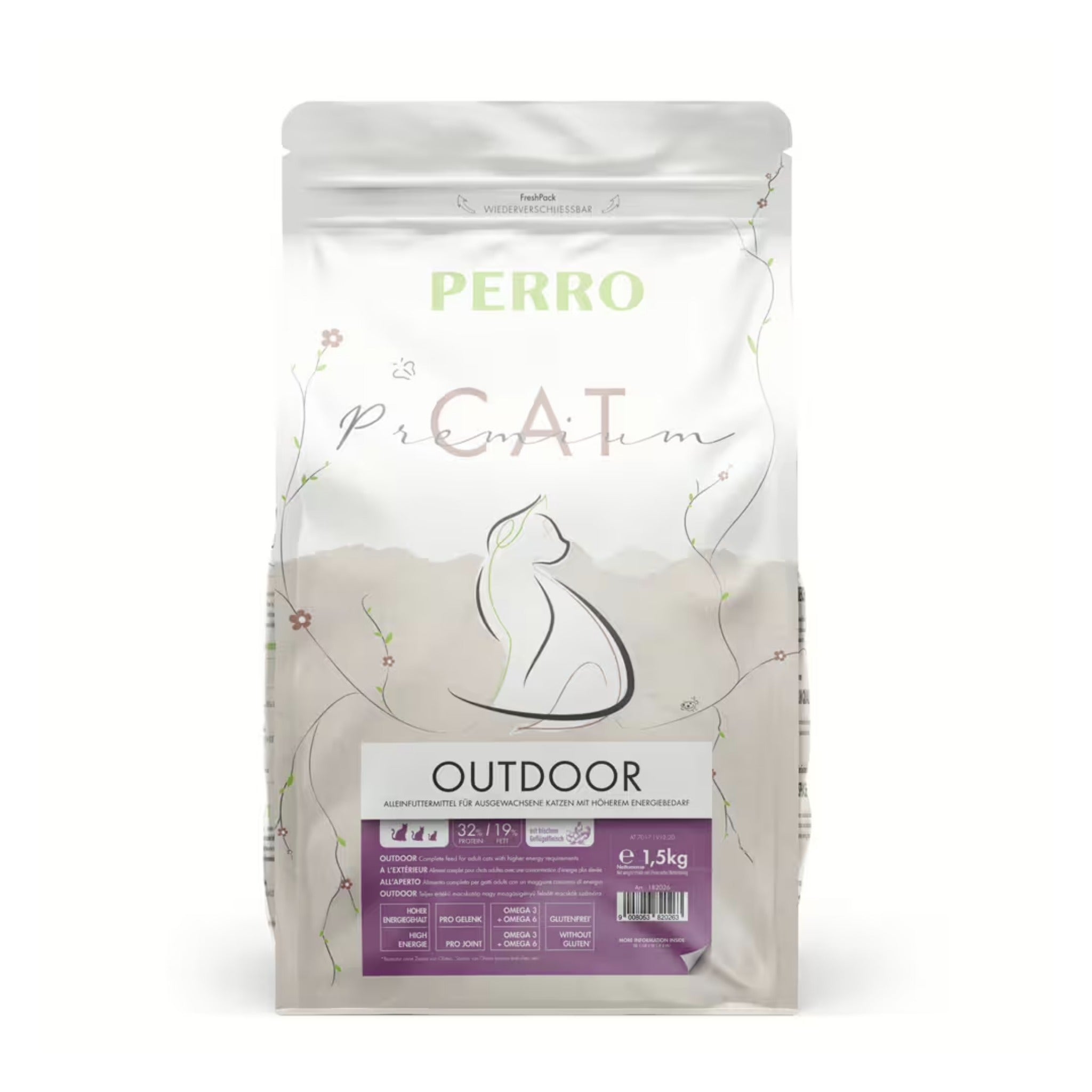 Perro Cat Premium Outdoor - Katzen Trockenfutter - Woofshack