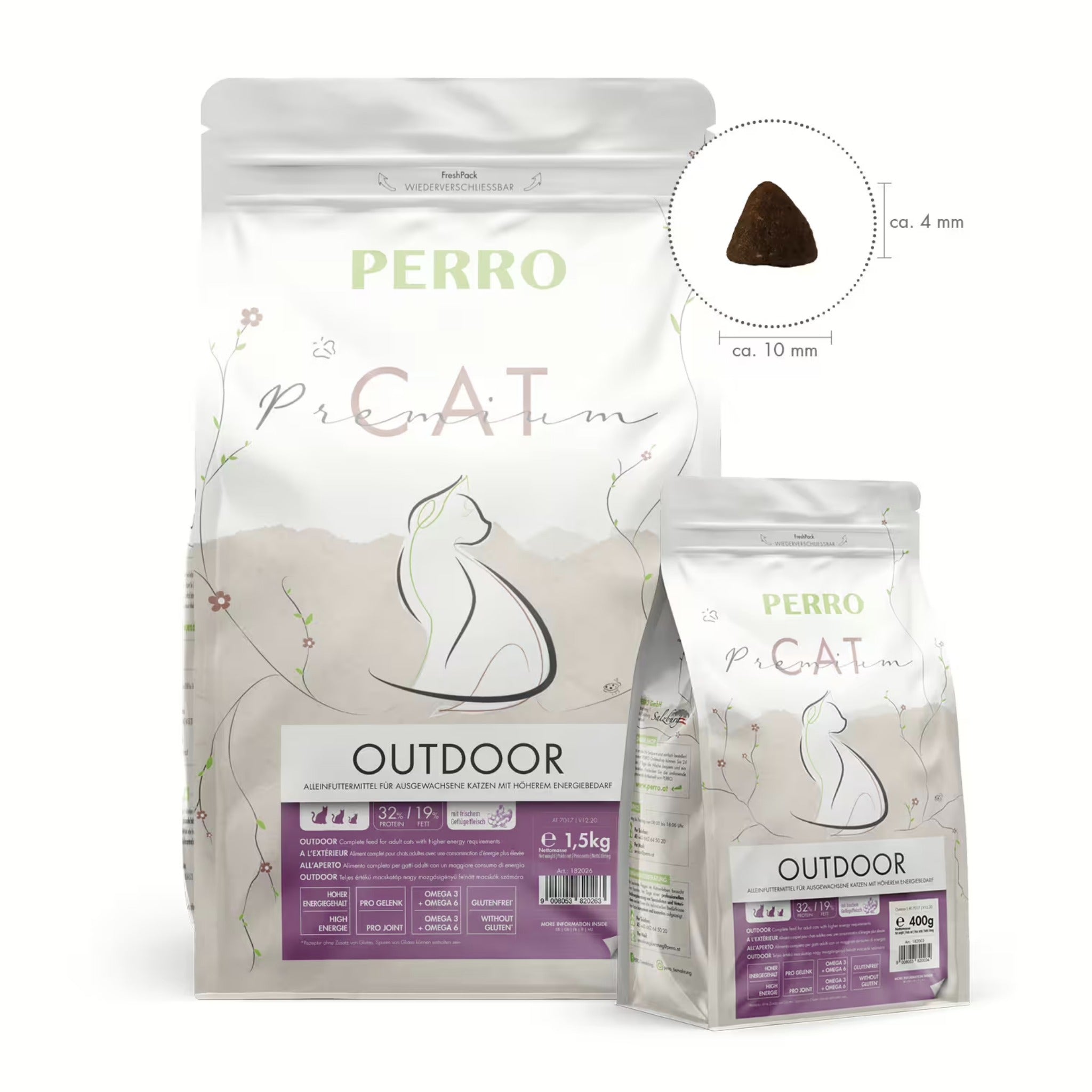 Perro Cat Premium Outdoor - Katzen Trockenfutter - Woofshack