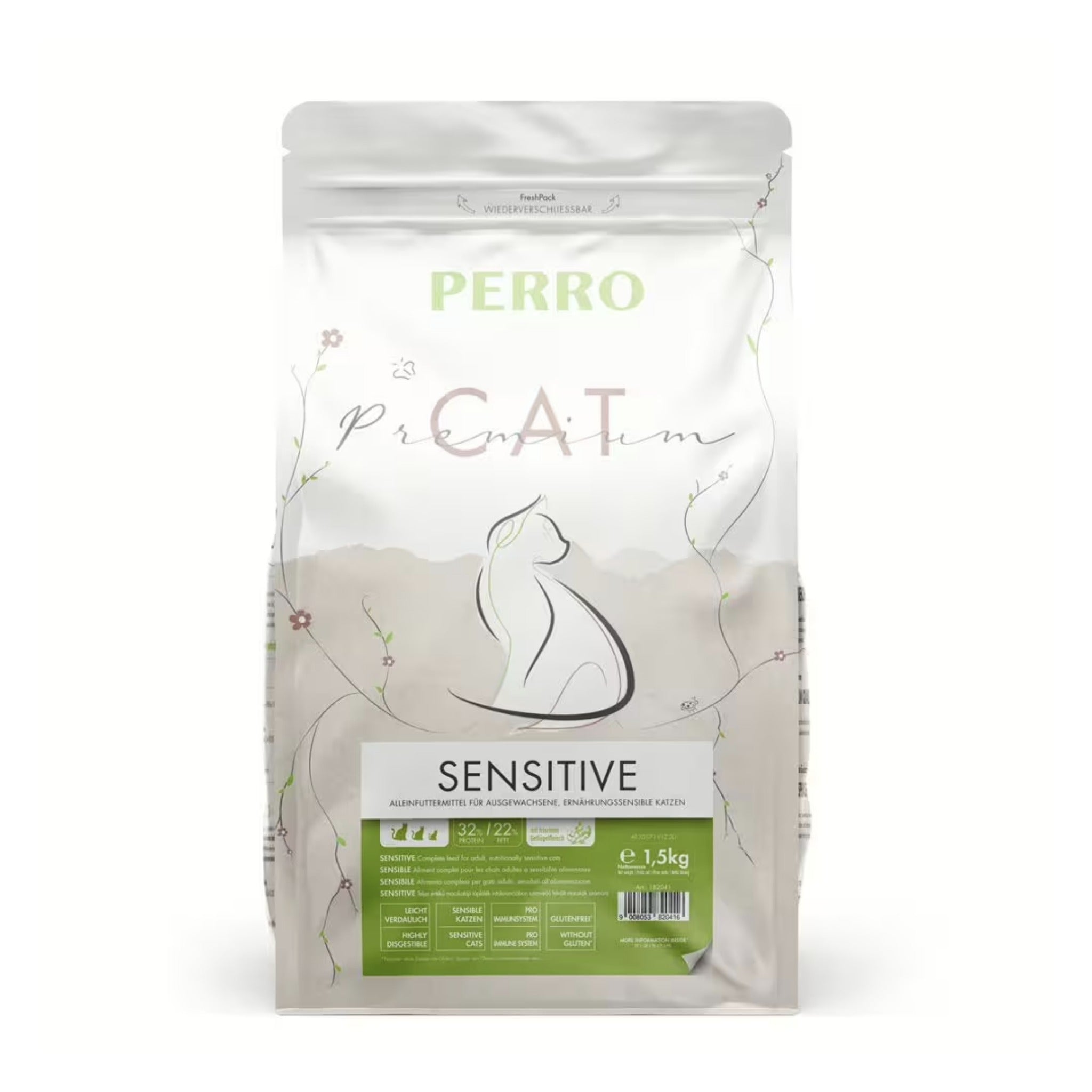 Perro Cat Premium Sensitive - Katzen Trockenfutter - Woofshack