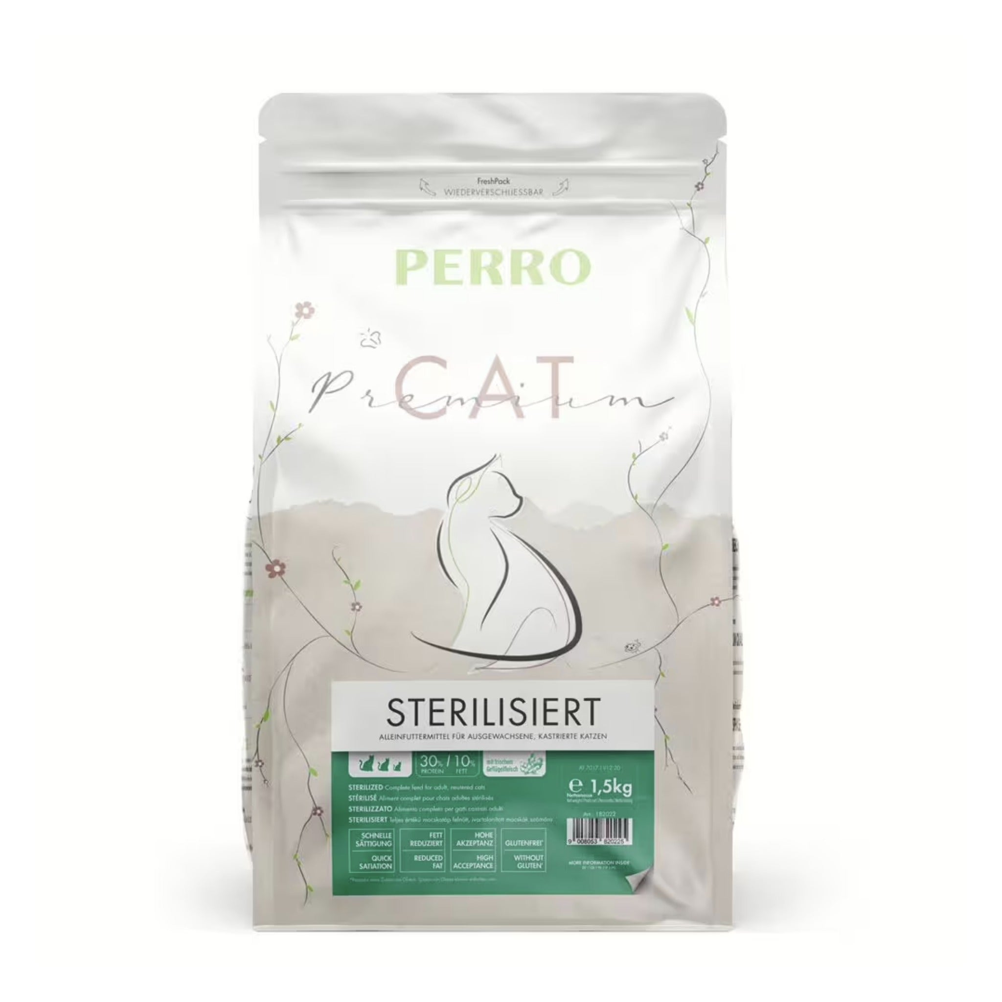 Perro Cat Premium Sterilisiert - Katzen Trockenfutter - Woofshack
