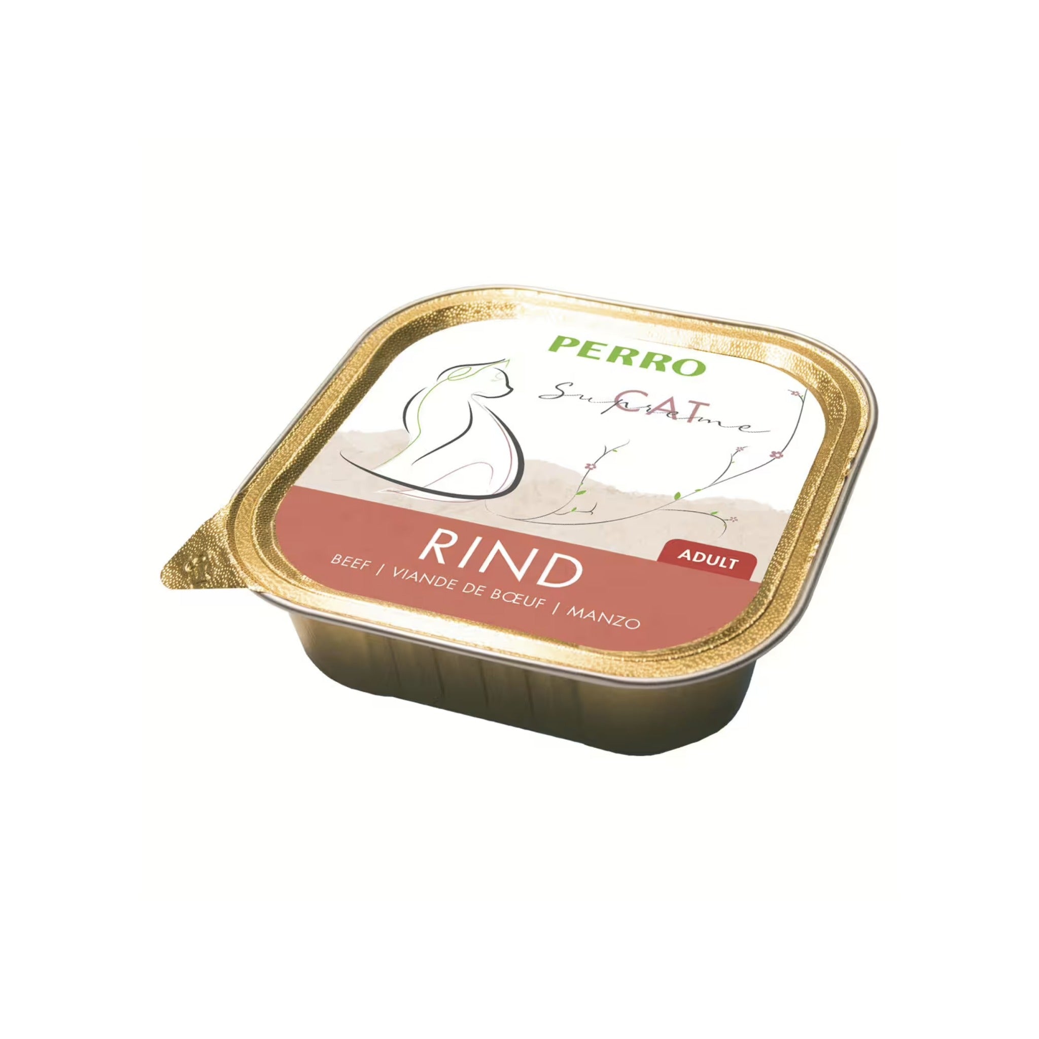 Perro Cat Supreme Adult Rind - Katzen Nassfutter - Woofshack