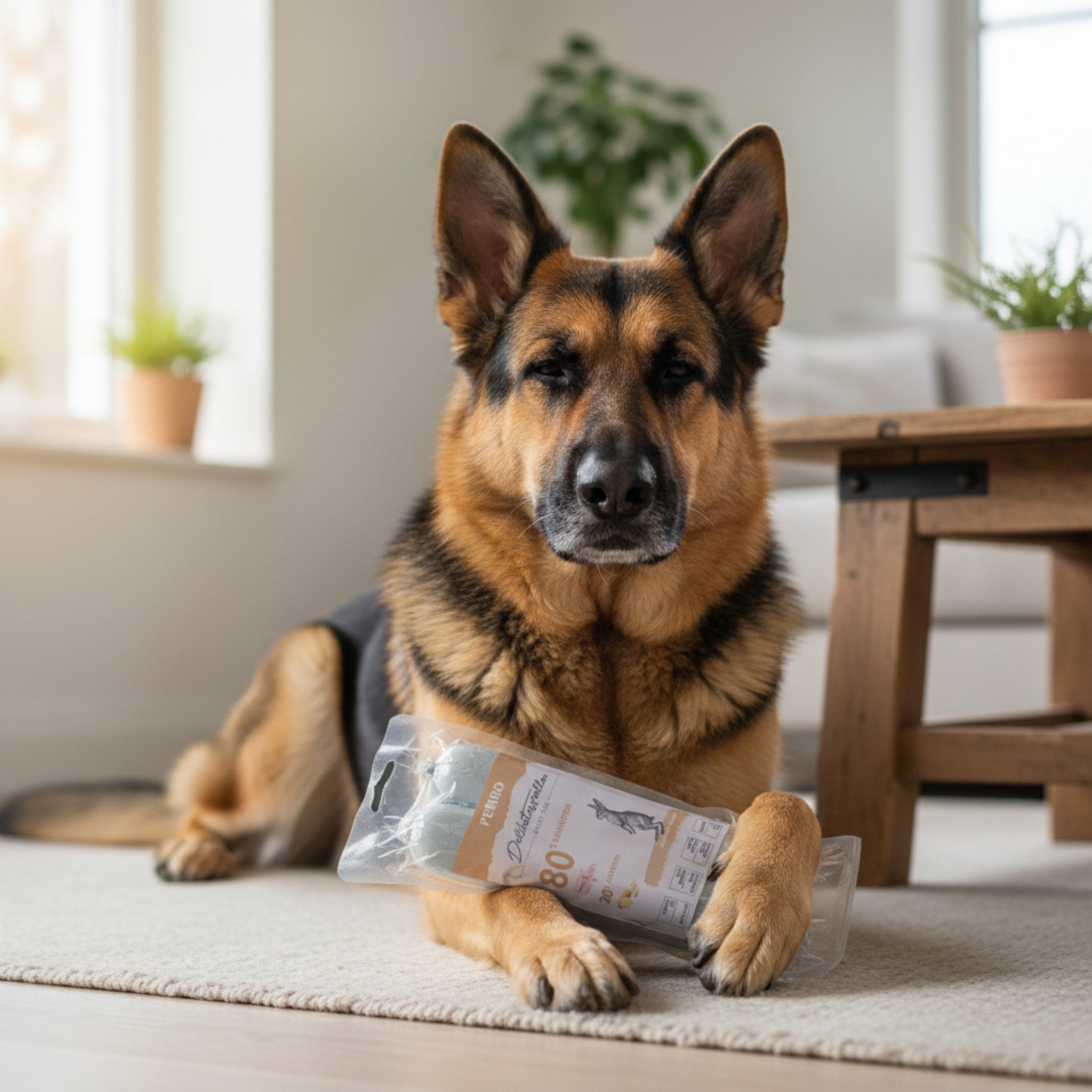 Perro Delikatessrolle No.1 Kaninchen & Kartoffel – Premium Hundewurst mit 80% Frischfleisch, getreidefrei & hypoallergen für sensible Hunde - Woofshack