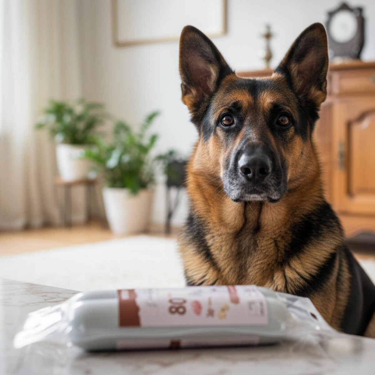 Perro Delikatessrolle No.1 Pferd & Kartoffel – Hypoallergen, Getreidefrei, 80% Frischfleisch - Woofshack