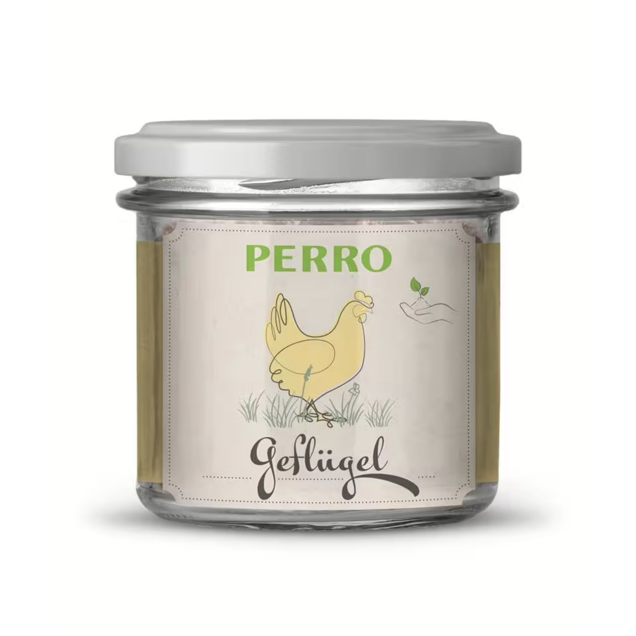 Perro Genießer Glas Geflügel - Katzen Nassfutter - Woofshack