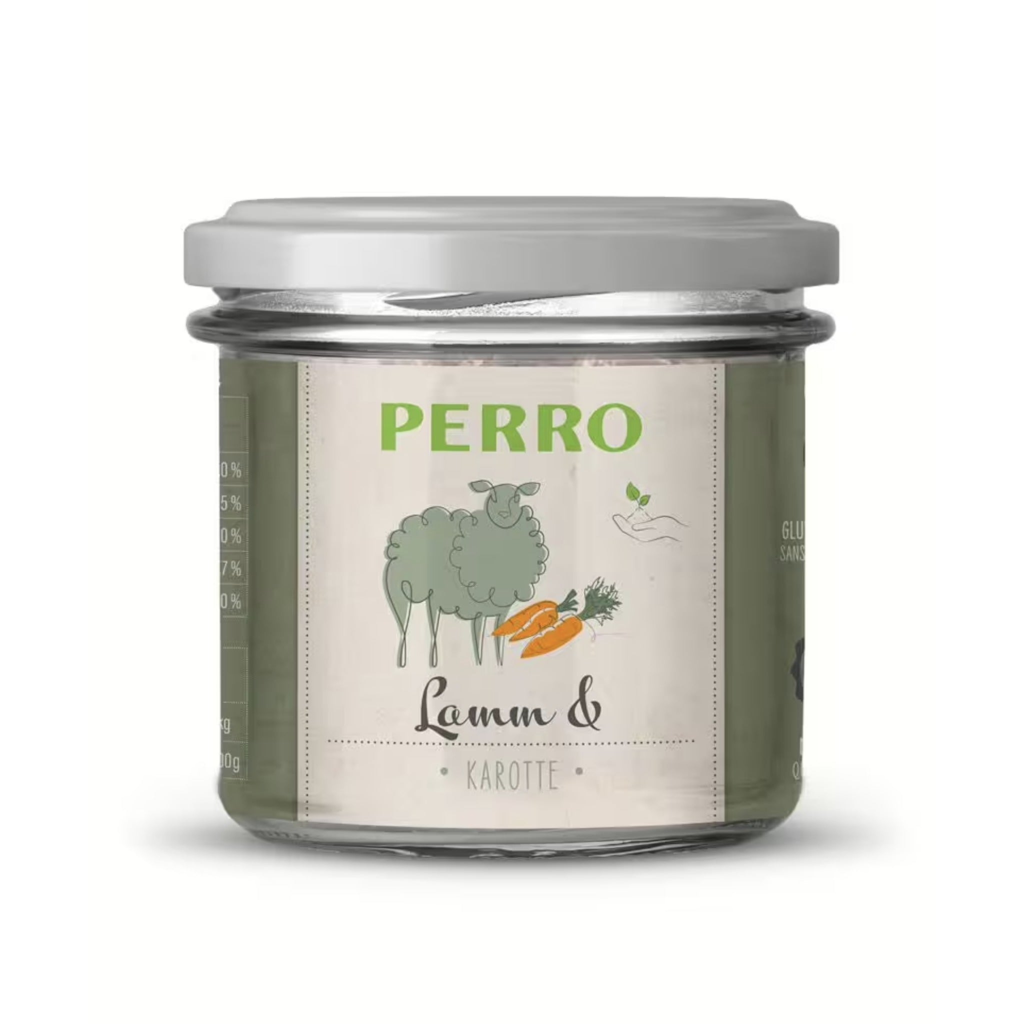 Perro Genießer Glas Lamm & Karotte - Katzen Nassfutter - Woofshack