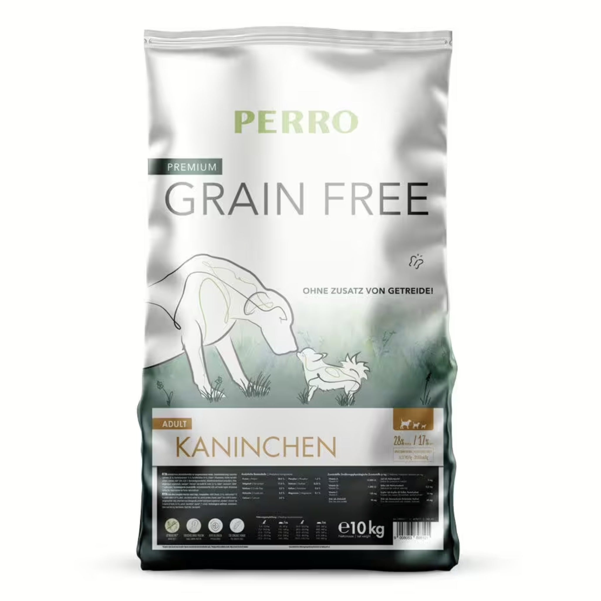 Perro Grain Free Adult Kaninchen - Hunde Trockenfutter - Woofshack