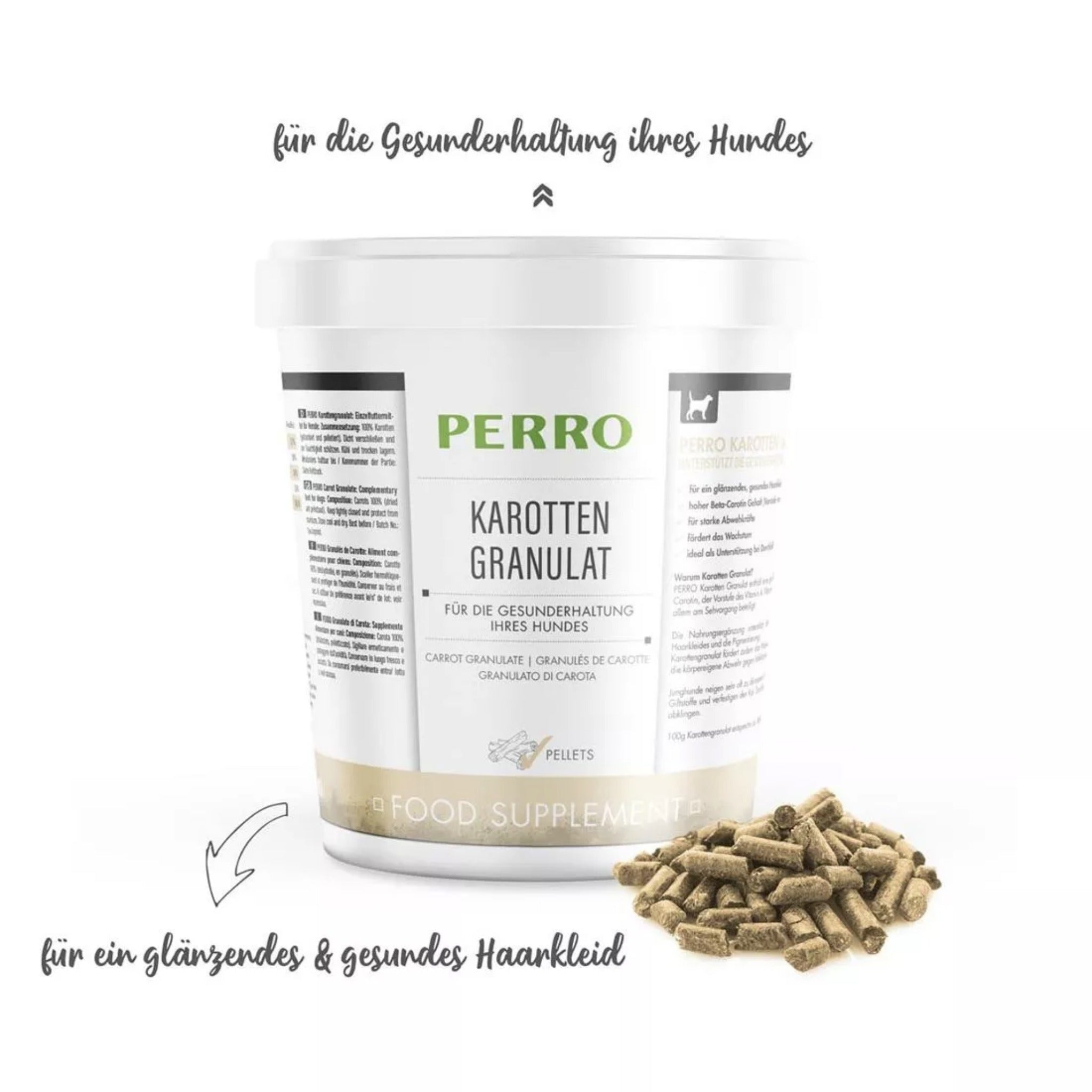 Perro Karottengranulat für Hunde - Woofshack