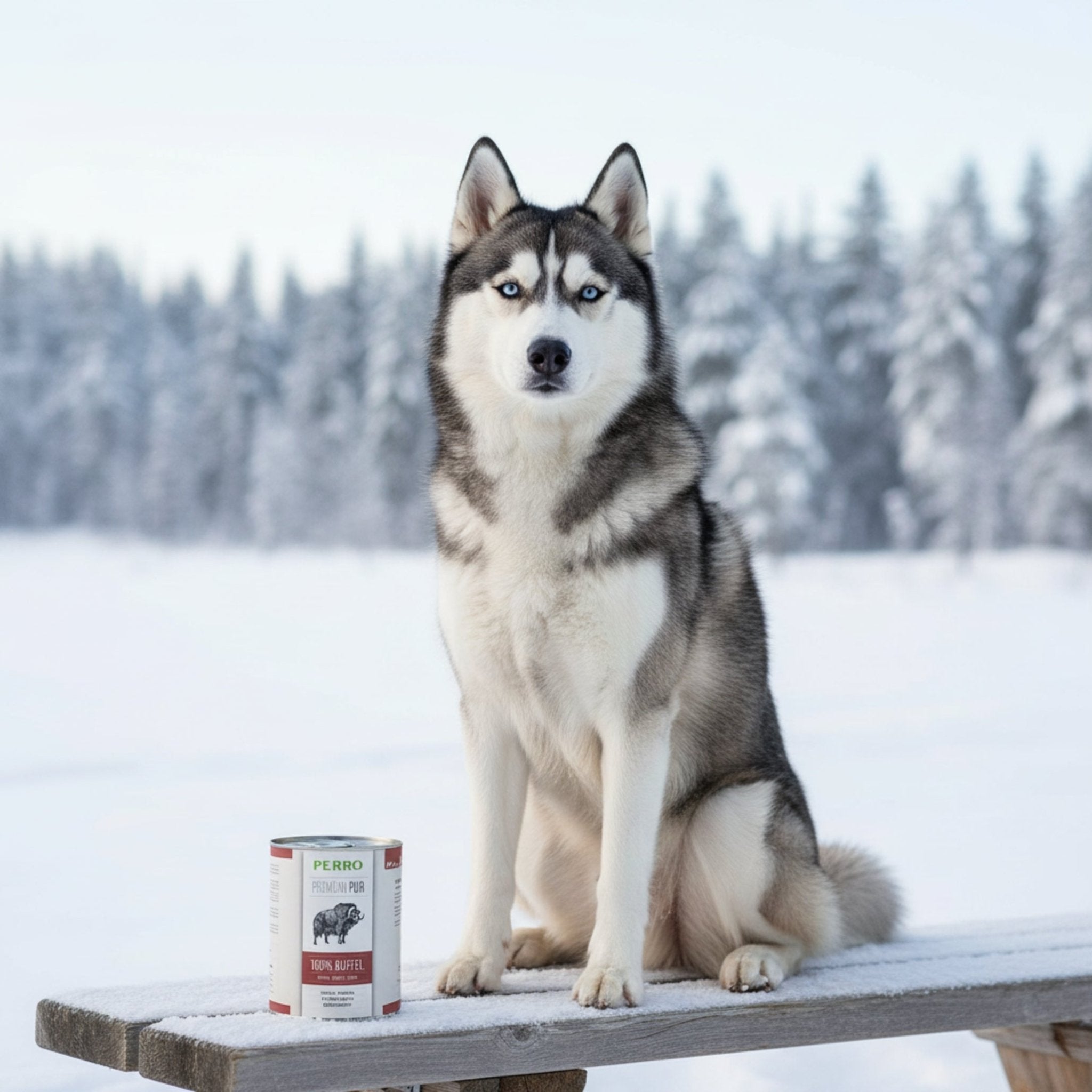Perro Premium Pur Büffel Nassfutter - Getreidefrei & Hypoallergen - Woofshack
