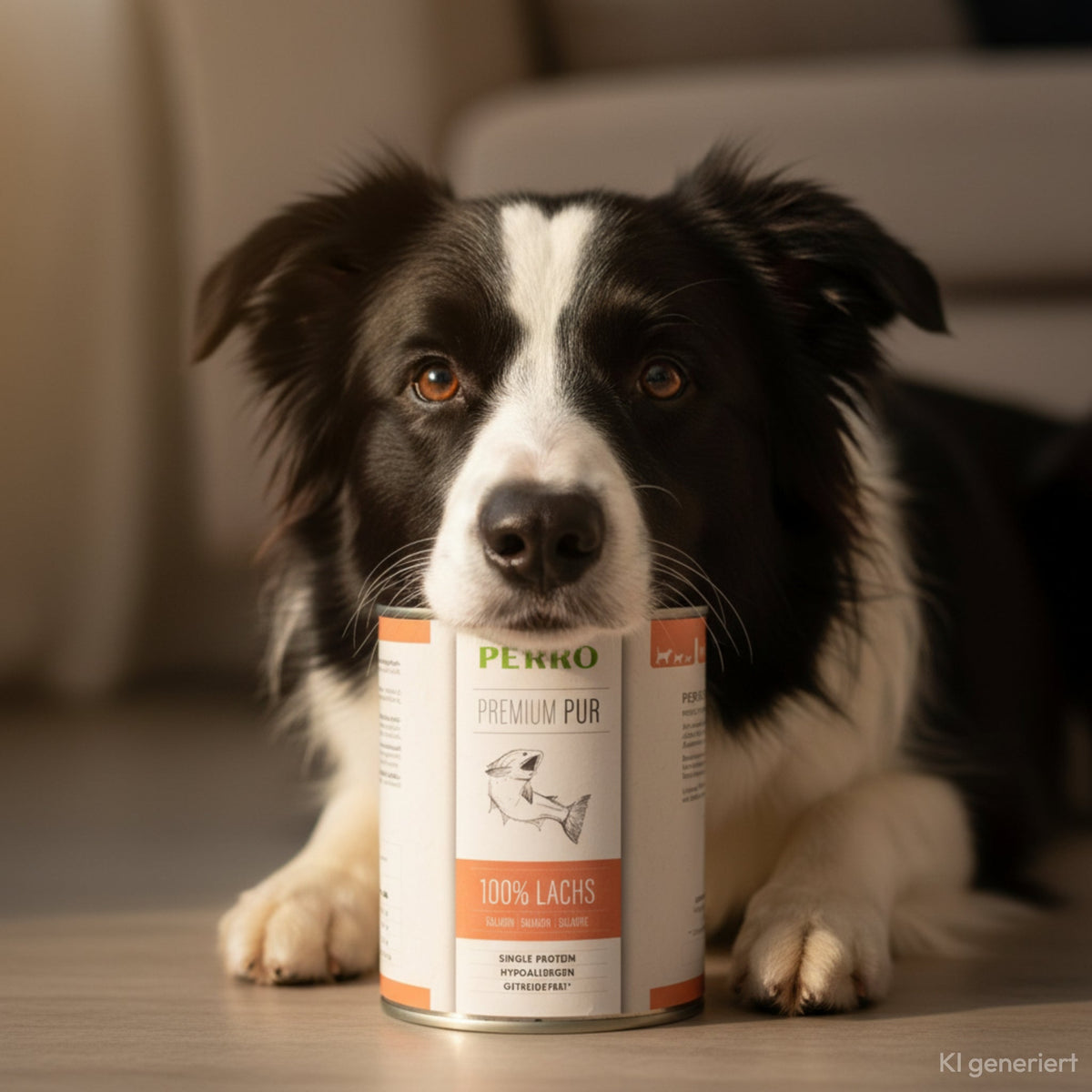 Perro Premium Pur Lachs – Zartes Monoprotein Nassfutter mit purem Lachs für Hunde mit Allergien, Unverträglichkeiten & sensiblem Magen - Woofshack