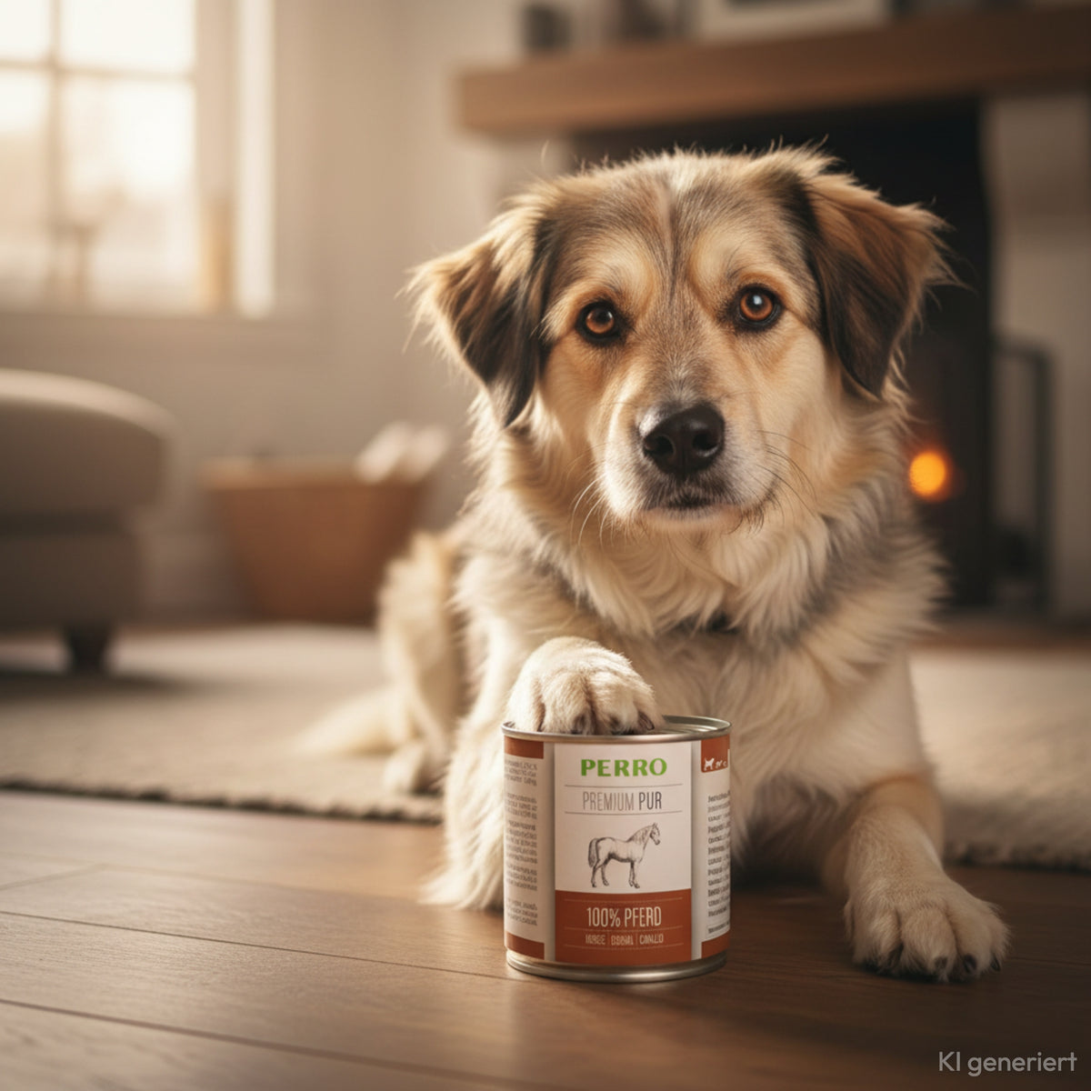 Perro Premium Pur Pferd – Monoprotein Nassfutter für sensible & allergische Hunde | Getreidefrei, Singleprotein, Ausschlussdiät
