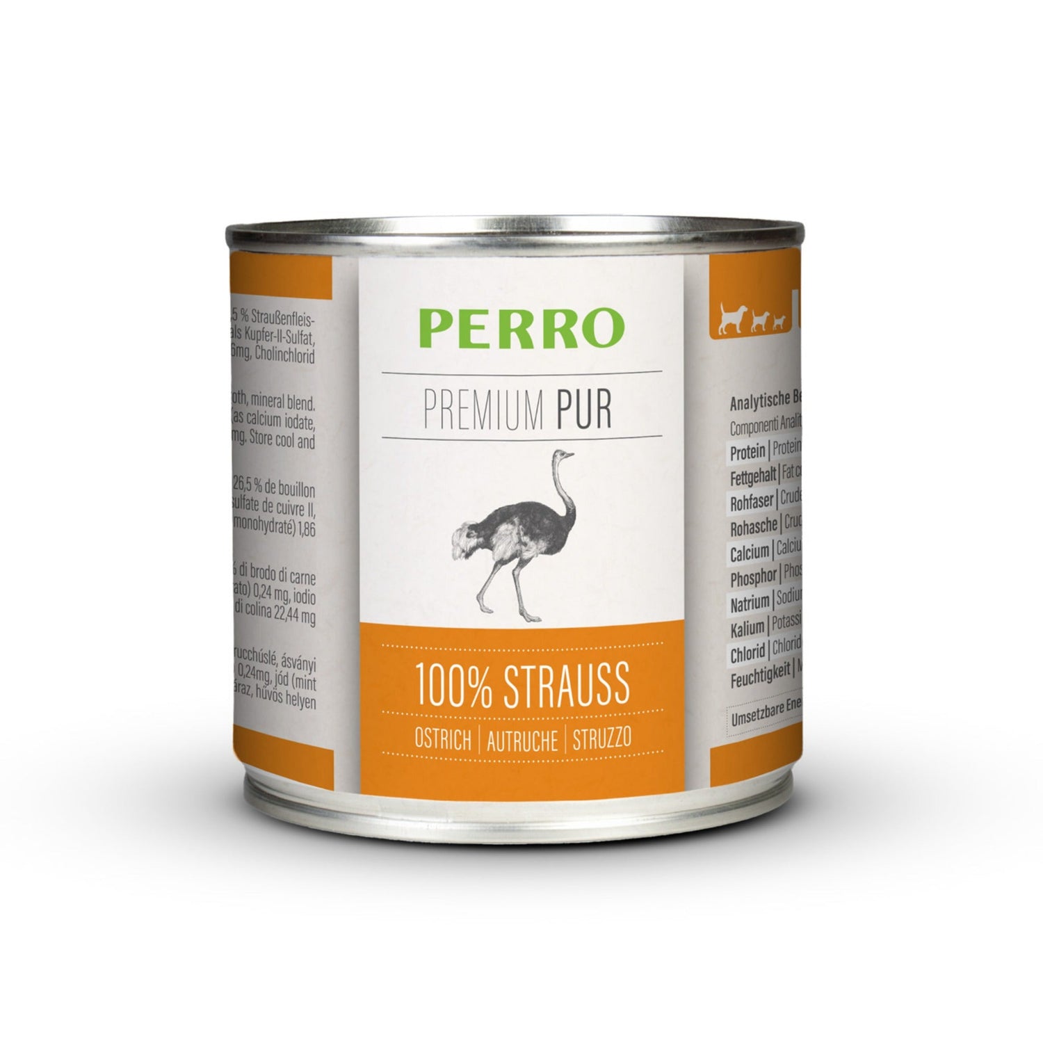 Perro Premium Pur Strauß - Hunde Nassfutter - Woofshack