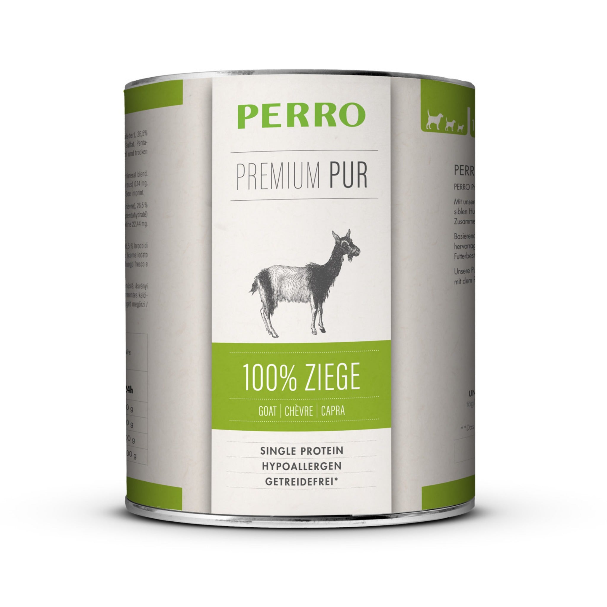 Perro Premium Pur Ziege - Hunde Nassfutter - Woofshack