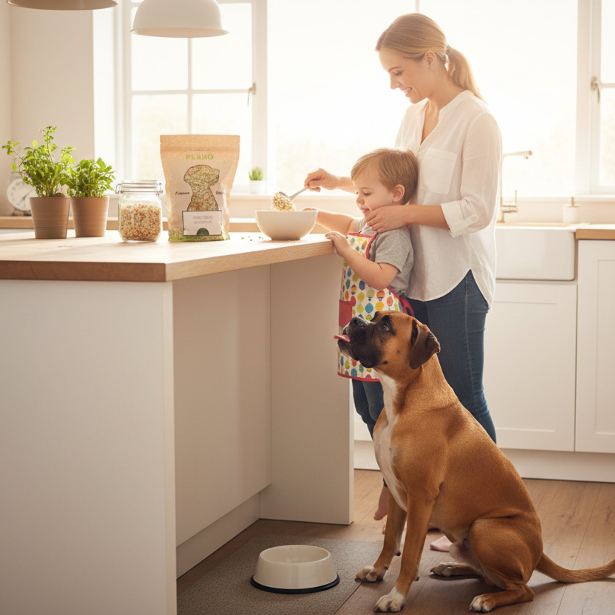 Perro Reisflocken mit Gemüse – Leicht verdauliche Schonkost für Hunde bei Magen - Darm - Problemen, Durchfall & Aufbaukost - Woofshack