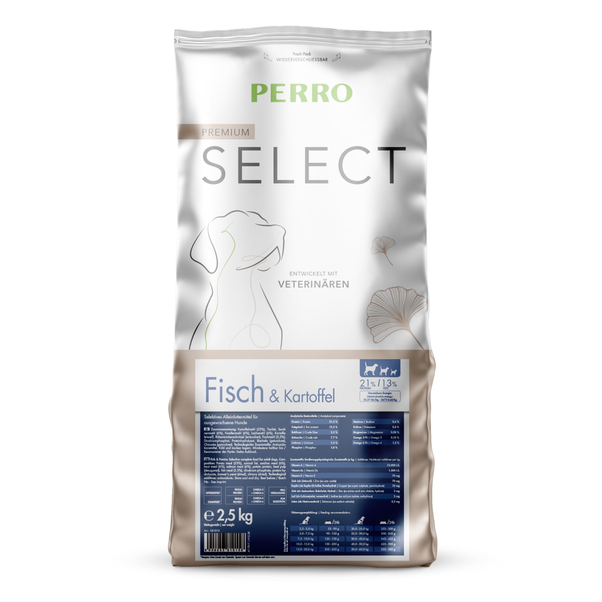 Perro Select Grainfree Fisch & Kartoffel - Hunde Trockenfutter - Woofshack