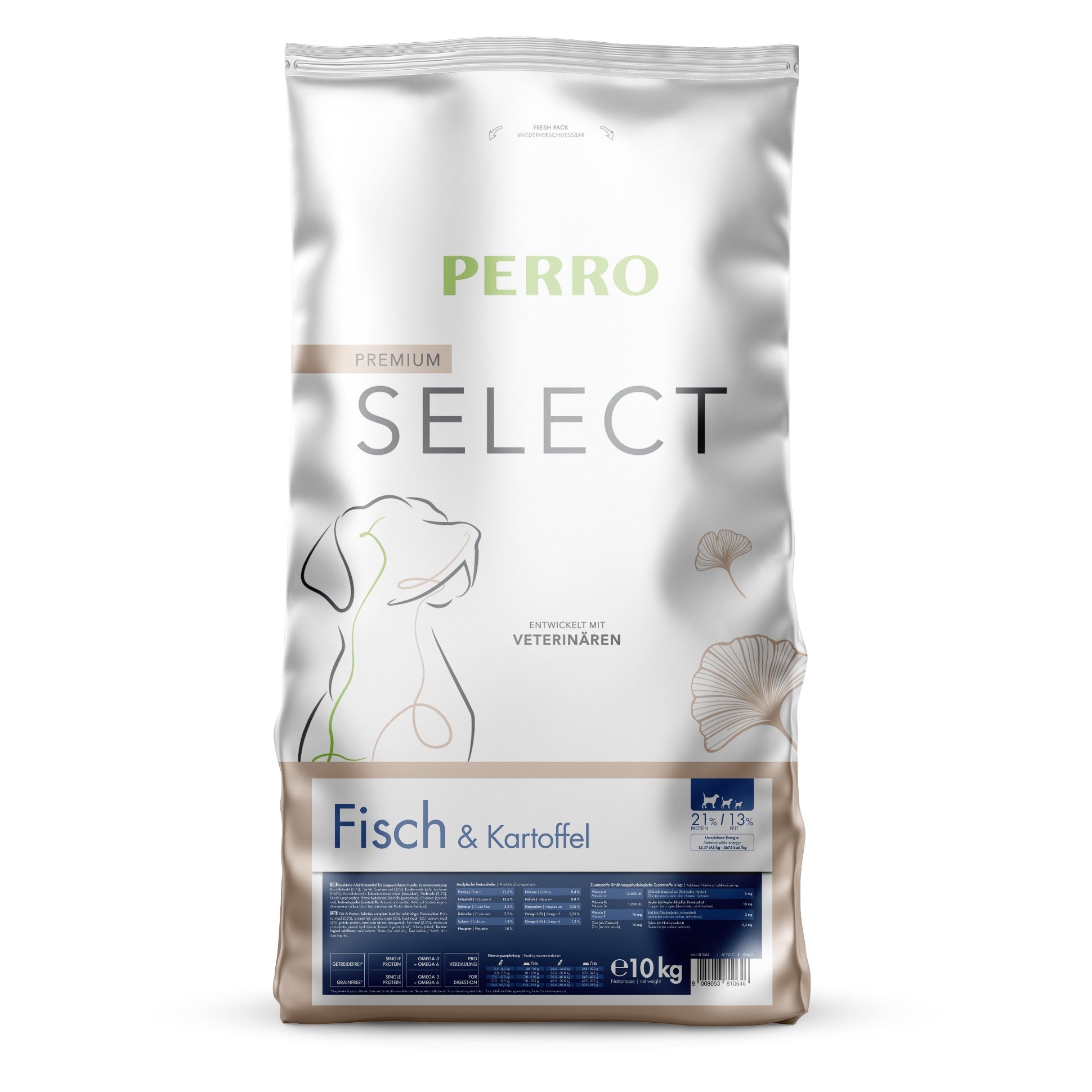 Perro Select Grainfree Fisch & Kartoffel - Hunde Trockenfutter - Woofshack