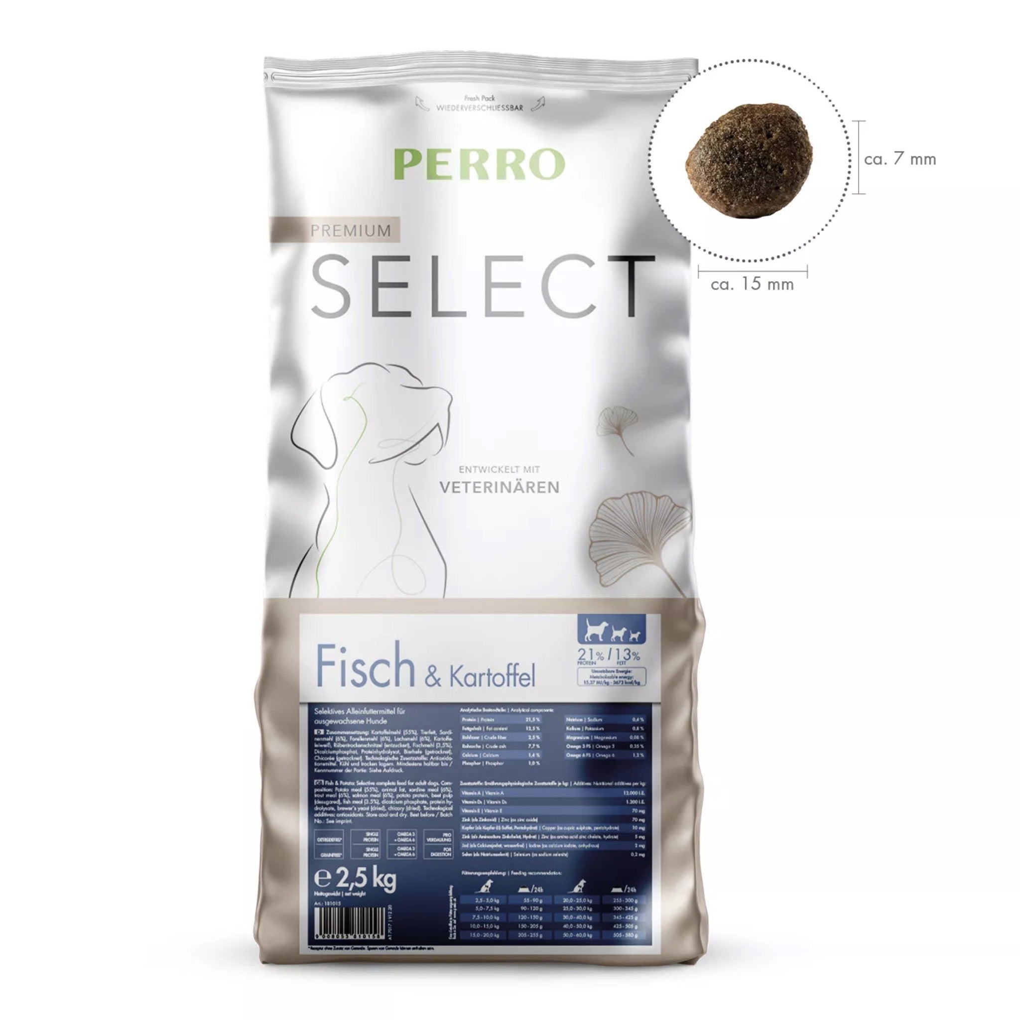 Perro Select Grainfree Fisch & Kartoffel - Hunde Trockenfutter - Woofshack