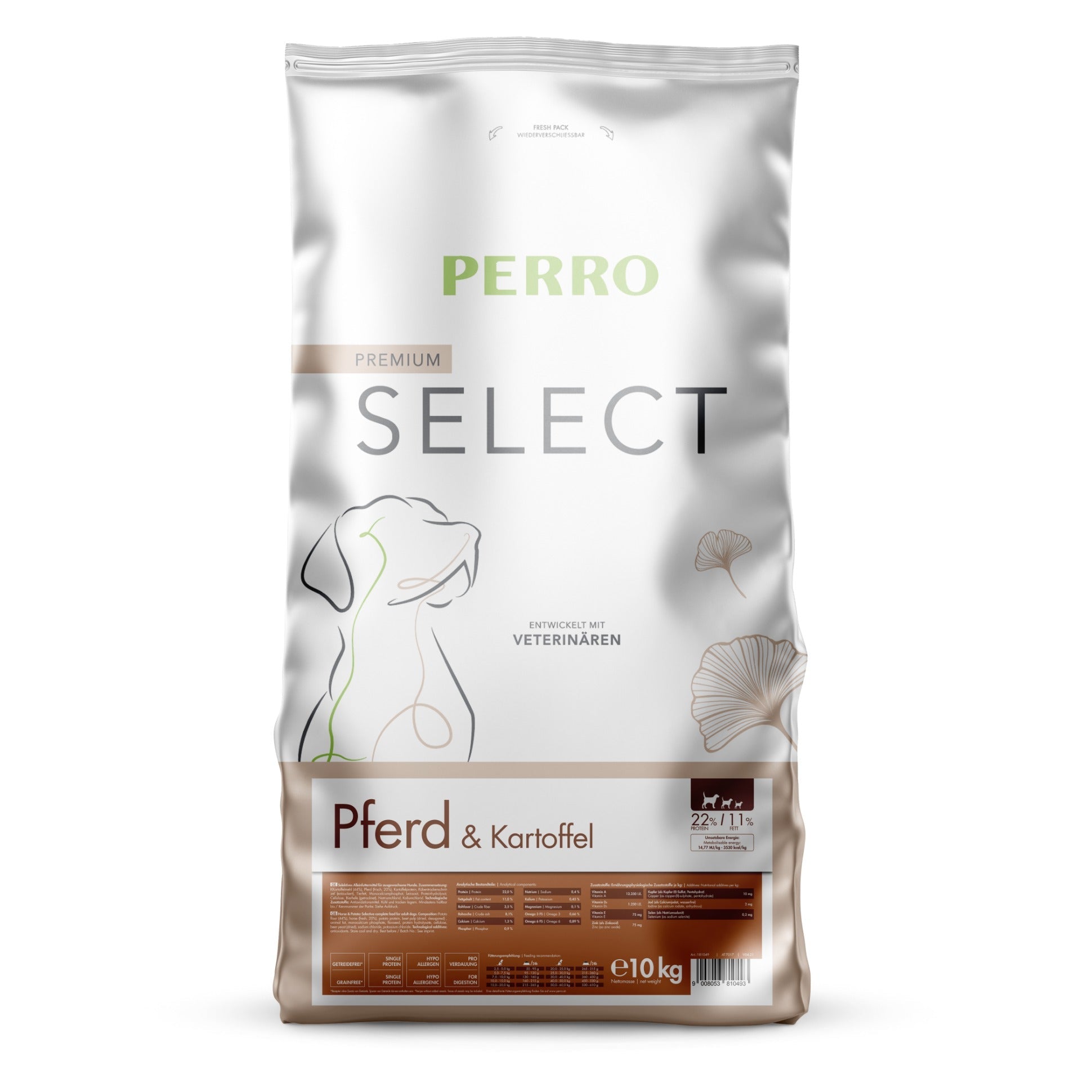 Perro Select Grainfree Pferd & Kartoffel - Hunde Trockenfutter - Woofshack