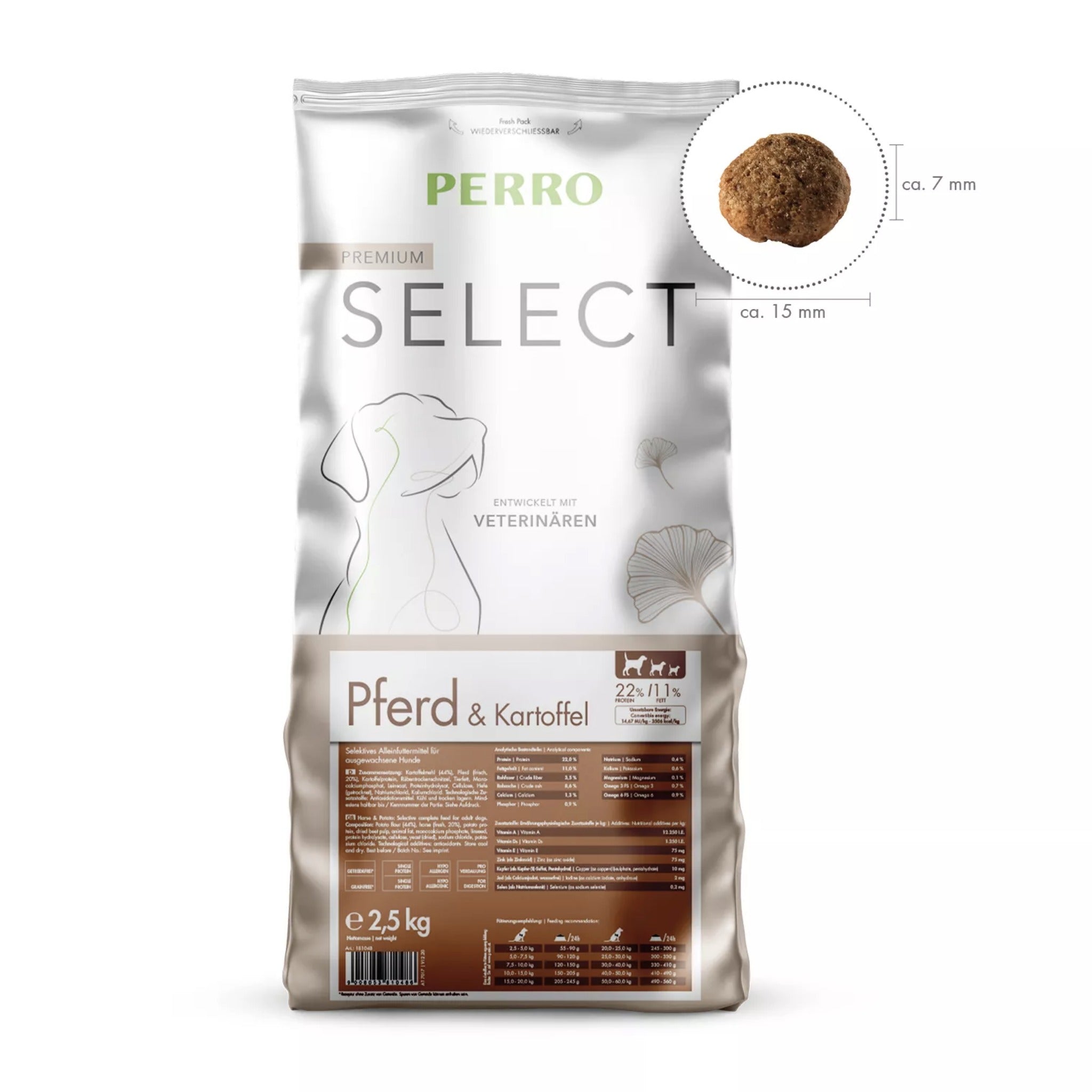 Perro Select Grainfree Pferd & Kartoffel - Hunde Trockenfutter - Woofshack