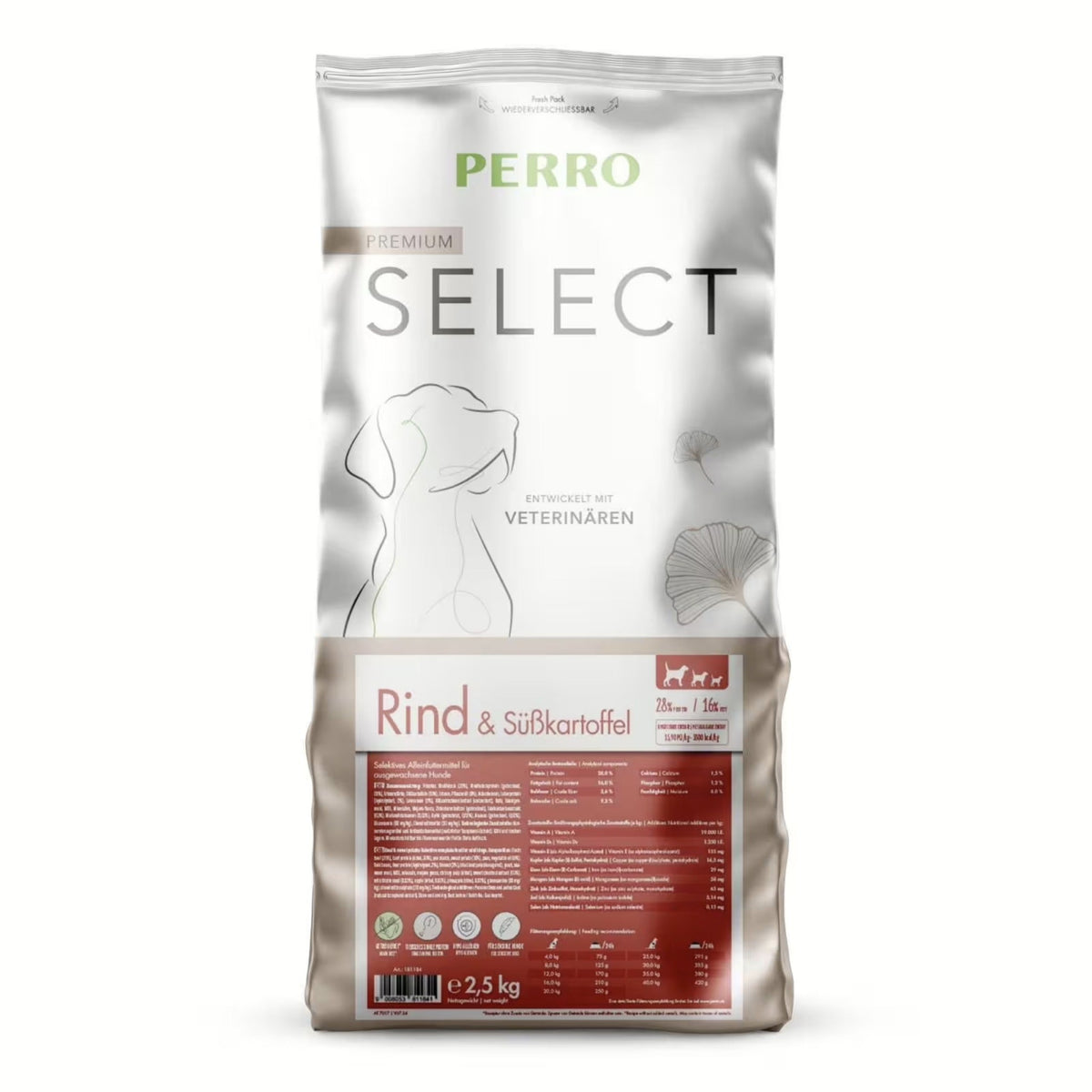 Perro Select Grainfree Rind & Süßkartoffel - Hunde Trockenfutter - Woofshack