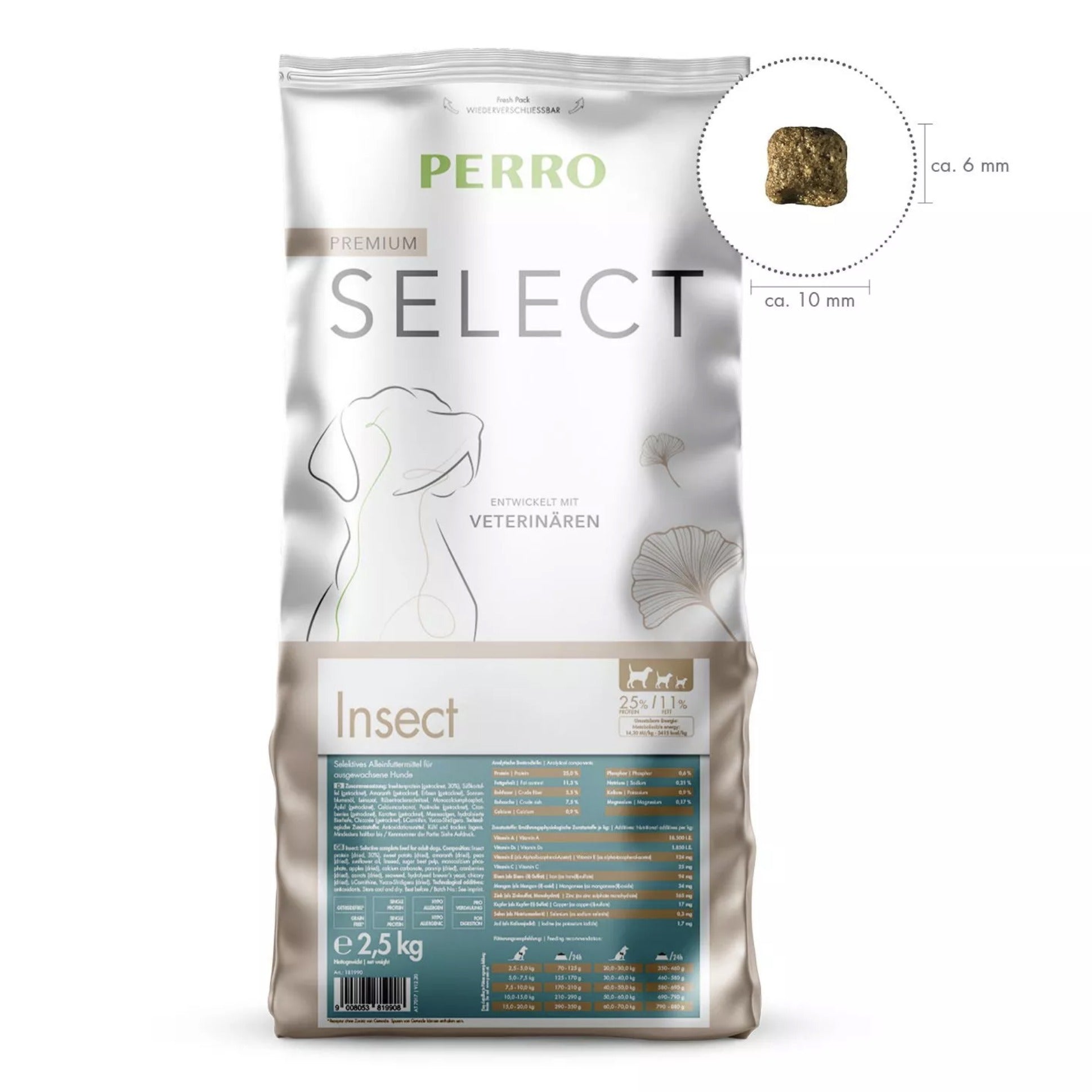 Perro Select Insect - Hunde Trockenfutter - Woofshack
