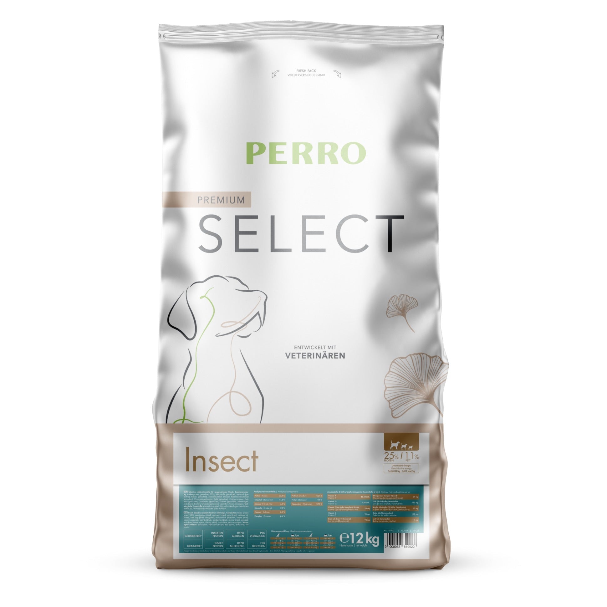 Perro Select Insect - Hunde Trockenfutter - Woofshack