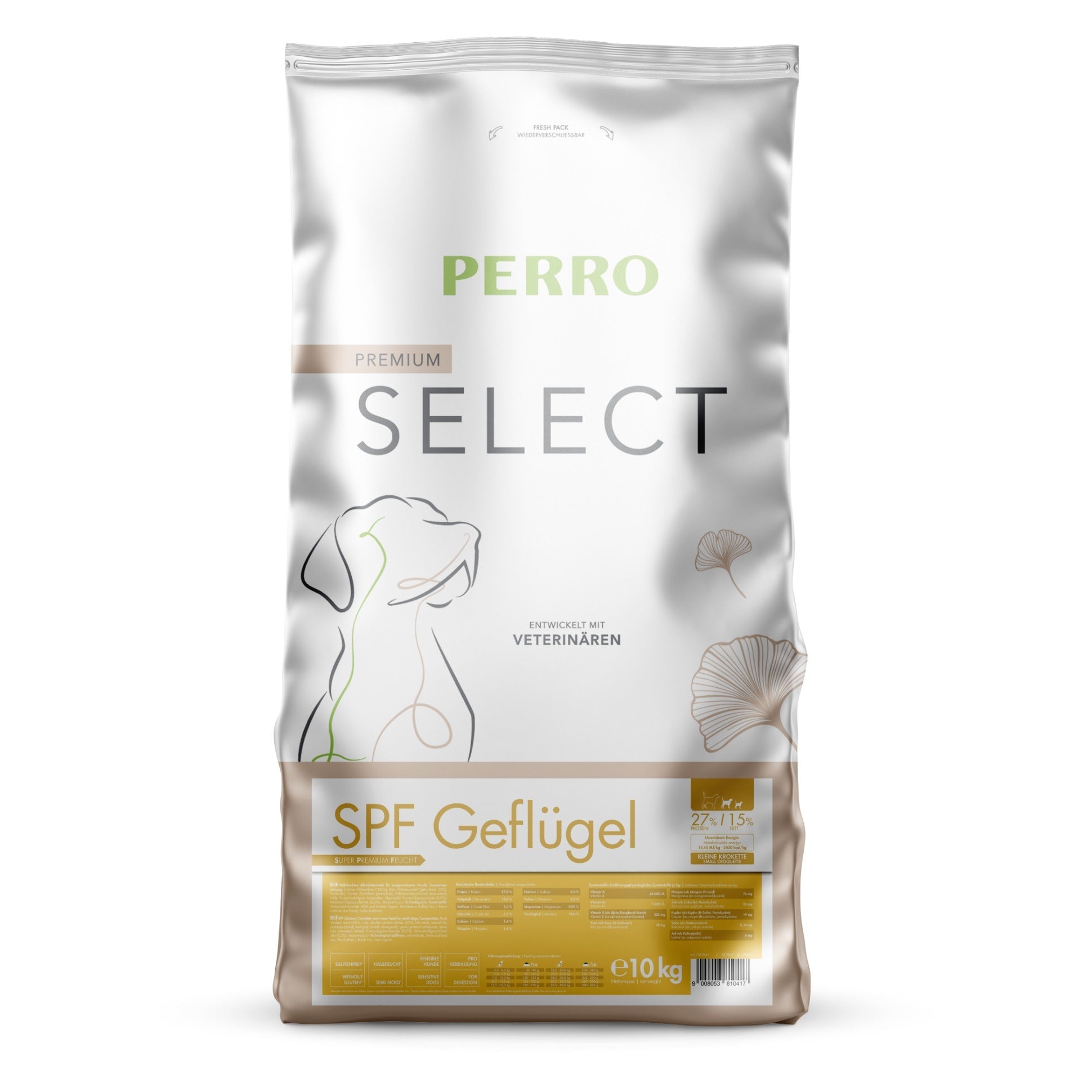 Perro Select SPF Geflügel, kleine Rassen - Hunde Trockenfutter - Woofshack