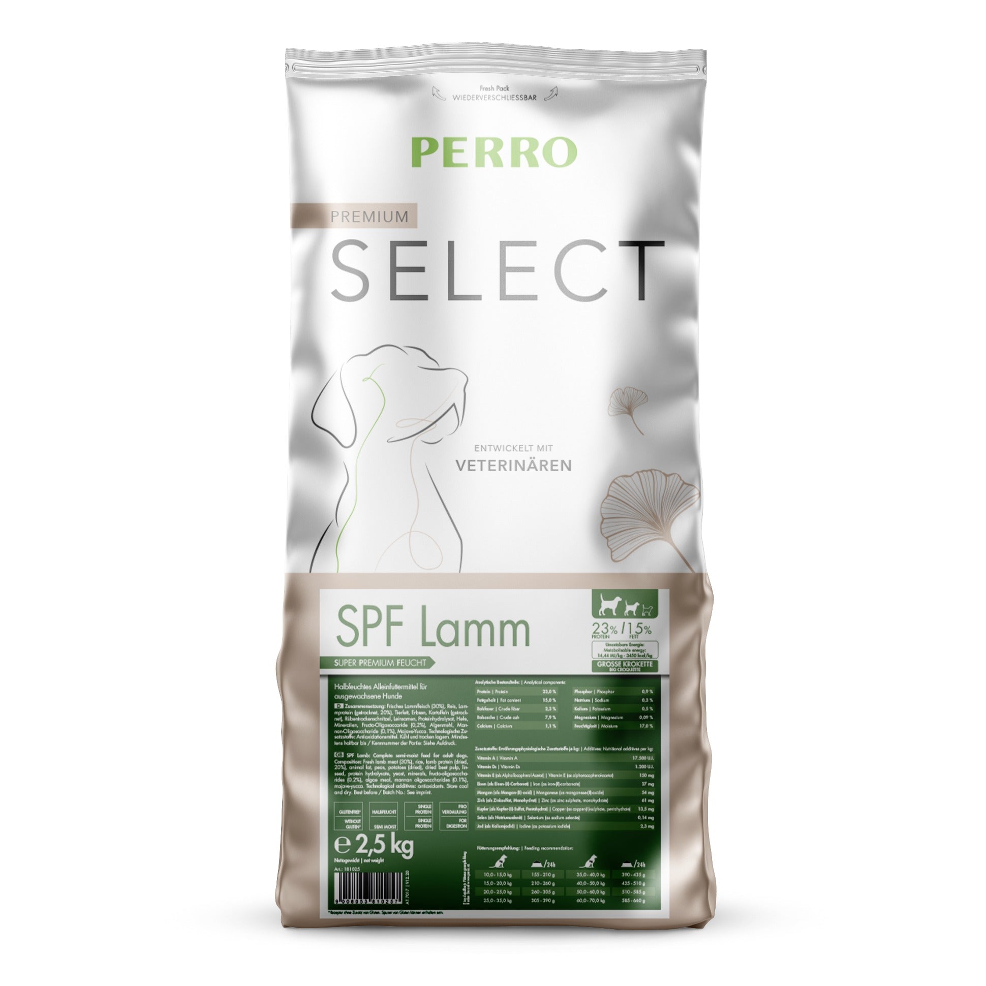 Perro Select SPF Lamm, große Rassen - Hunde Trockenfutter - Woofshack