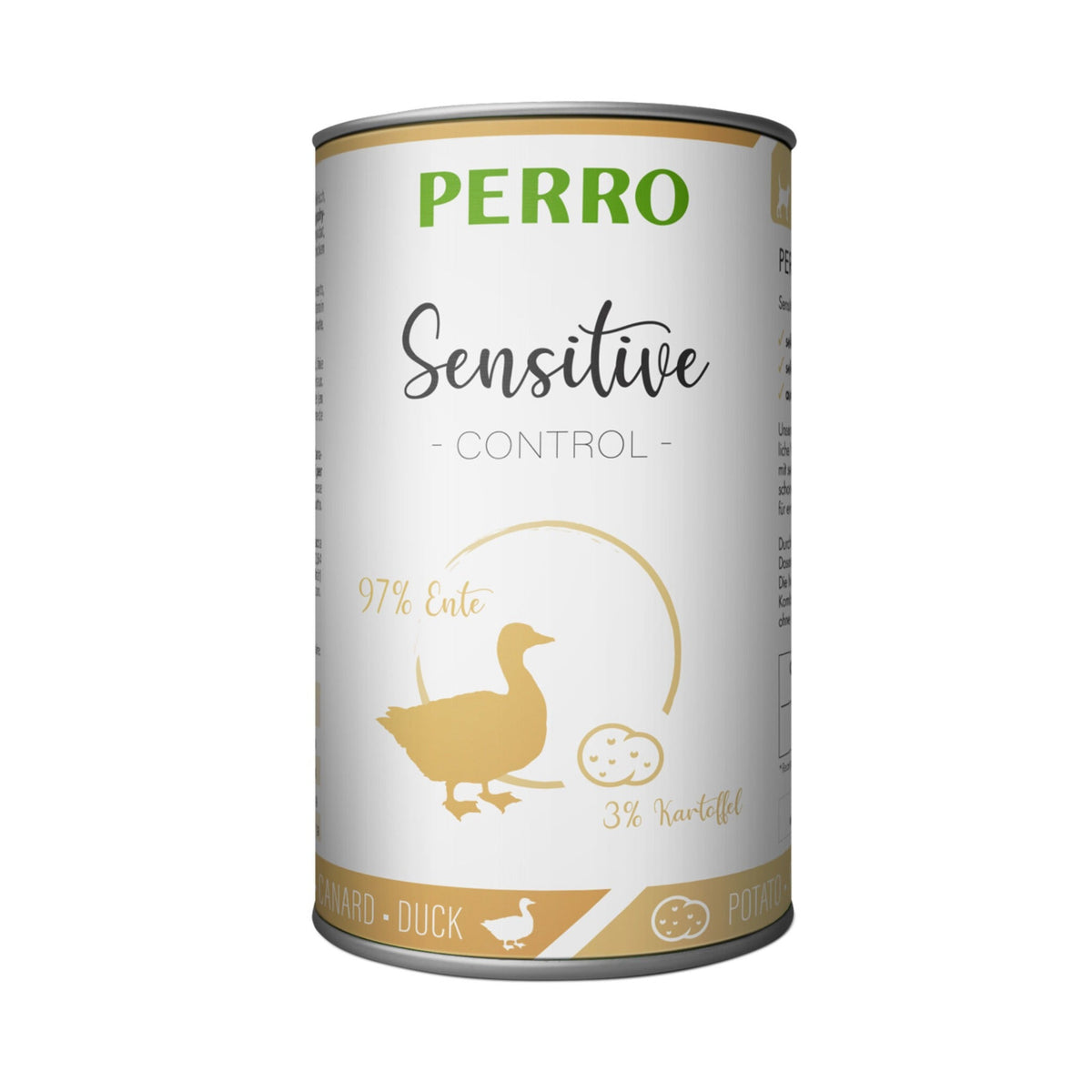 Perro Sensitive Control Ente & Kartoffel - Hunde Nassfutter - Woofshack