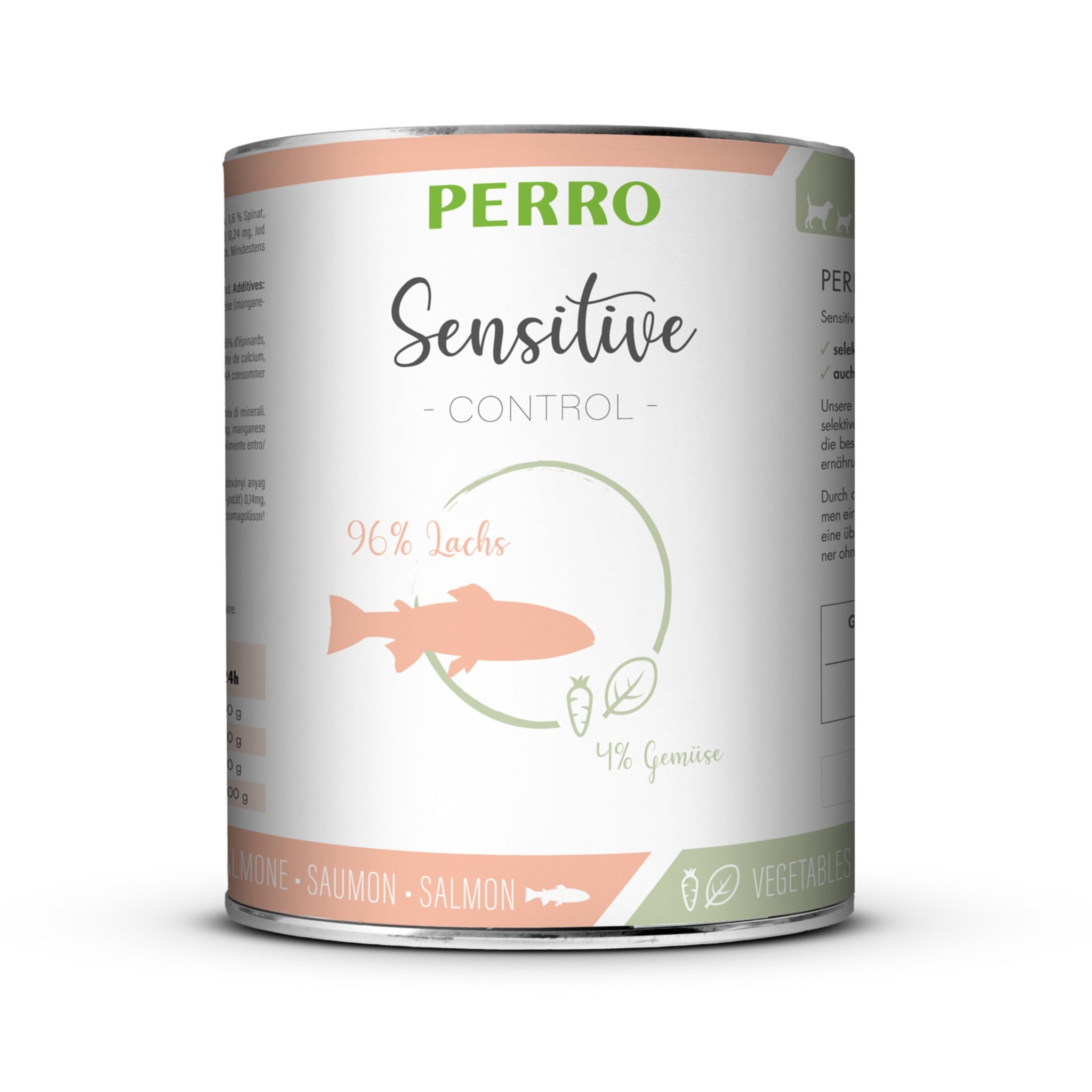 Perro Sensitive Control Lachs & Gemüse - Hunde Nassfutter - Woofshack