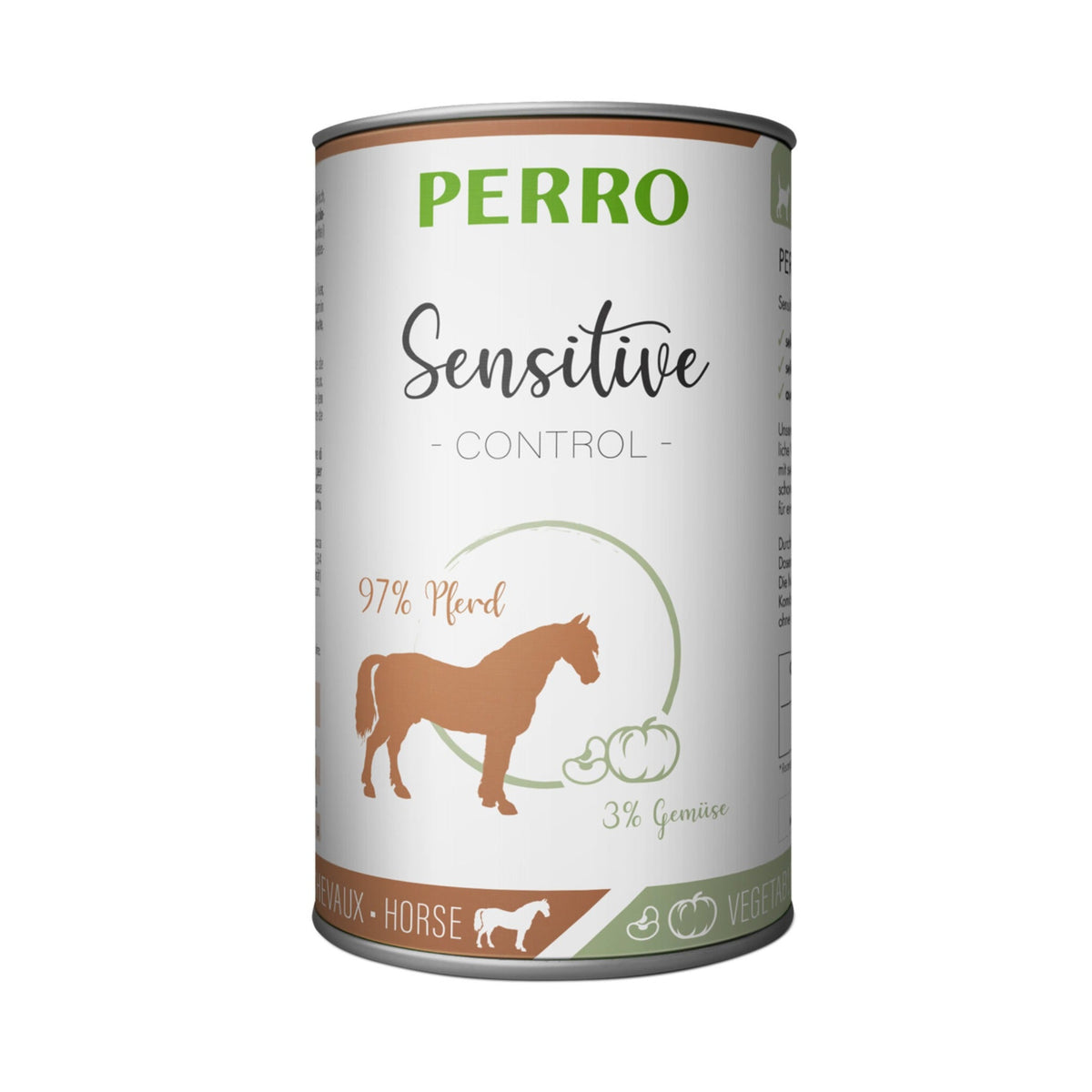 Perro Sensitive Control Pferd & Gemüse - Hunde Nassfutter - Woofshack