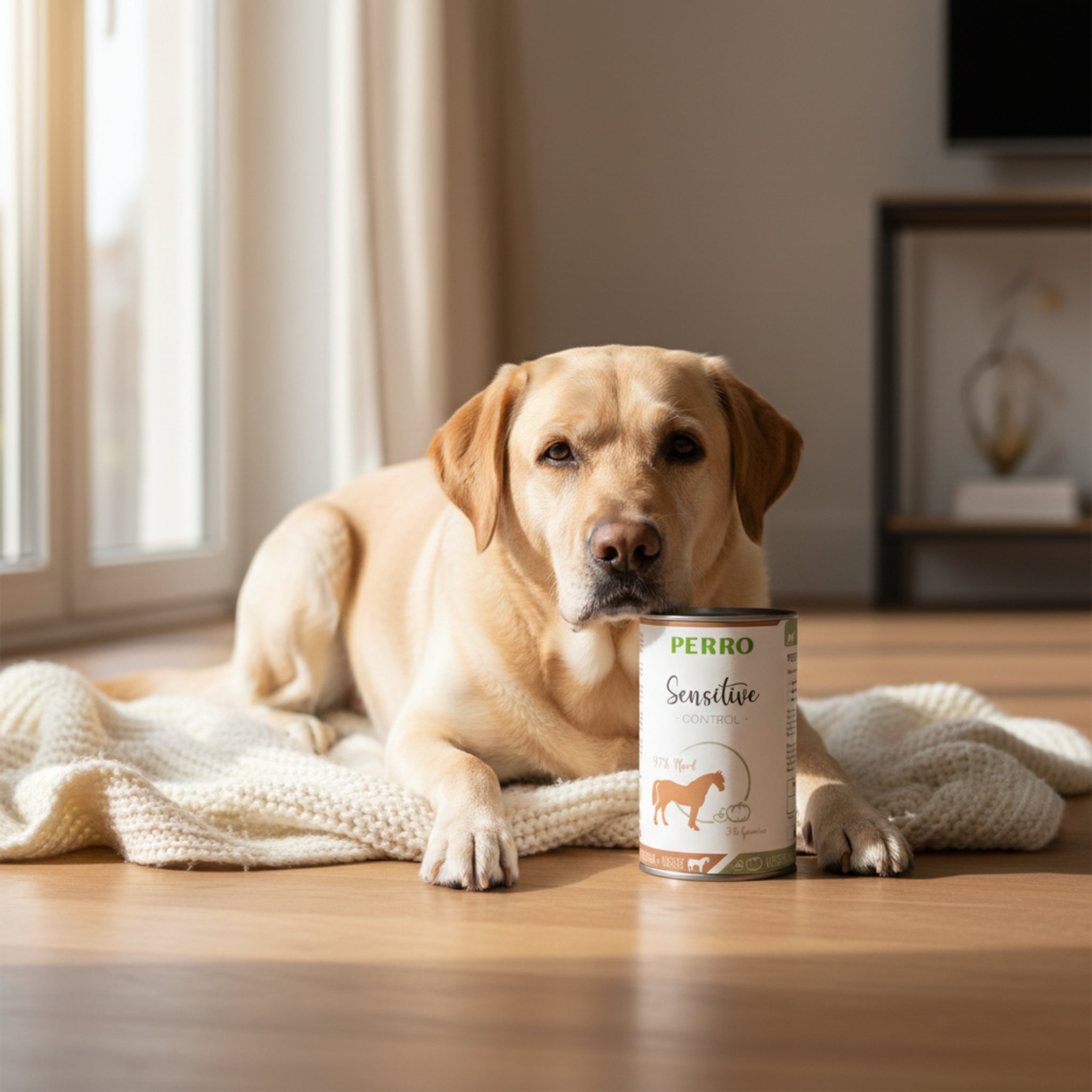 Perro Sensitive Control Pferd & Gemüse – Hypoallergenes Premium Nassfutter für Hunde mit Futtermittelallergien, Getreidefrei & Glutenfrei - Woofshack