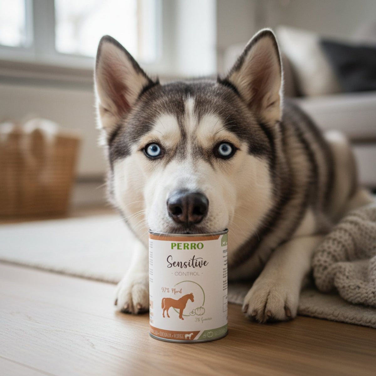 Perro Sensitive Control Pferd & Gemüse – Hypoallergenes Premium Nassfutter für Hunde mit Futtermittelallergien, Getreidefrei & Glutenfrei - Woofshack