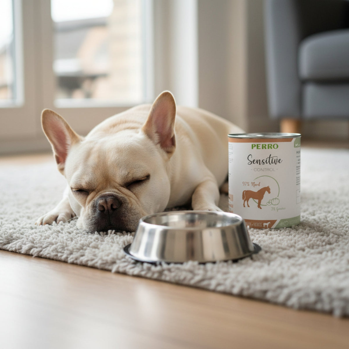 Perro Sensitive Control Pferd & Gemüse – Hypoallergenes Premium Nassfutter für Hunde mit Futtermittelallergien, Getreidefrei & Glutenfrei - Woofshack