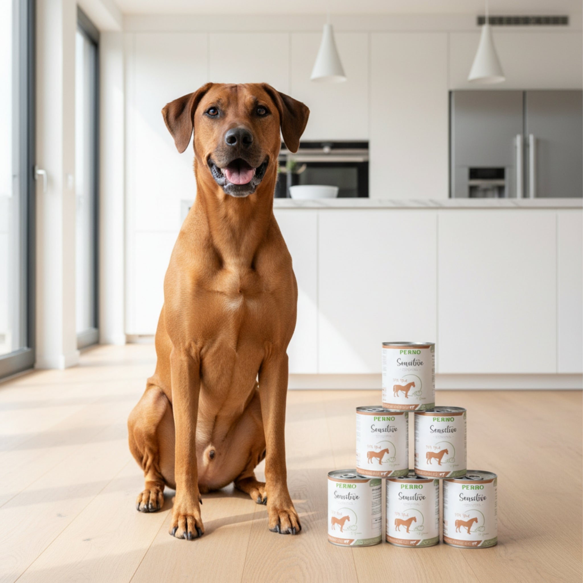 Perro Sensitive Control Pferd & Gemüse – Hypoallergenes Premium Nassfutter für Hunde mit Futtermittelallergien, Getreidefrei & Glutenfrei - Woofshack