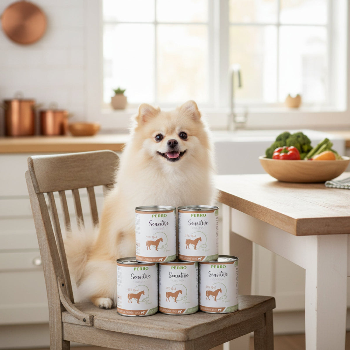 Perro Sensitive Control Pferd & Gemüse – Hypoallergenes Premium Nassfutter für Hunde mit Futtermittelallergien, Getreidefrei & Glutenfrei - Woofshack