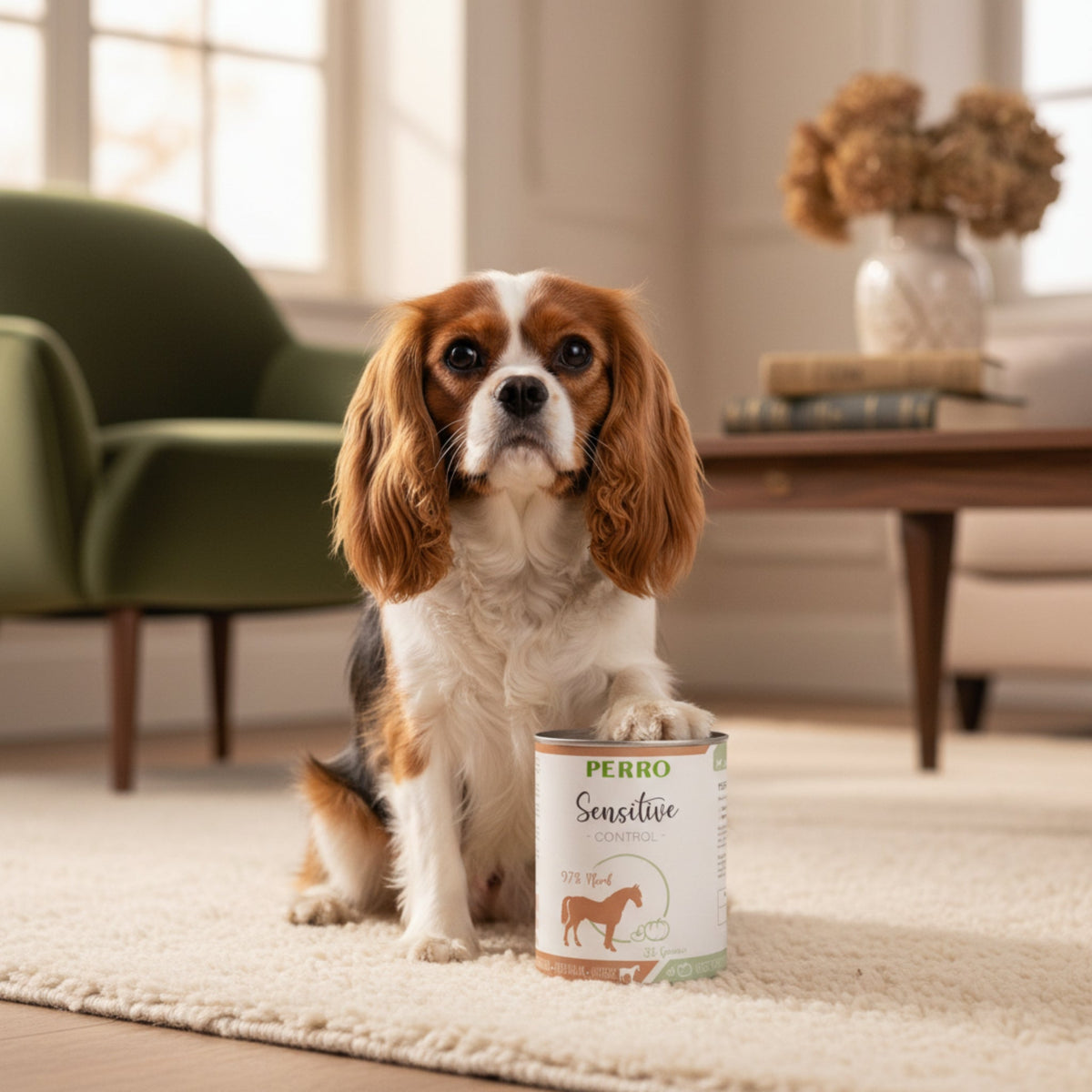 Perro Sensitive Control Pferd & Gemüse – Hypoallergenes Premium Nassfutter für Hunde mit Futtermittelallergien, Getreidefrei & Glutenfrei - Woofshack