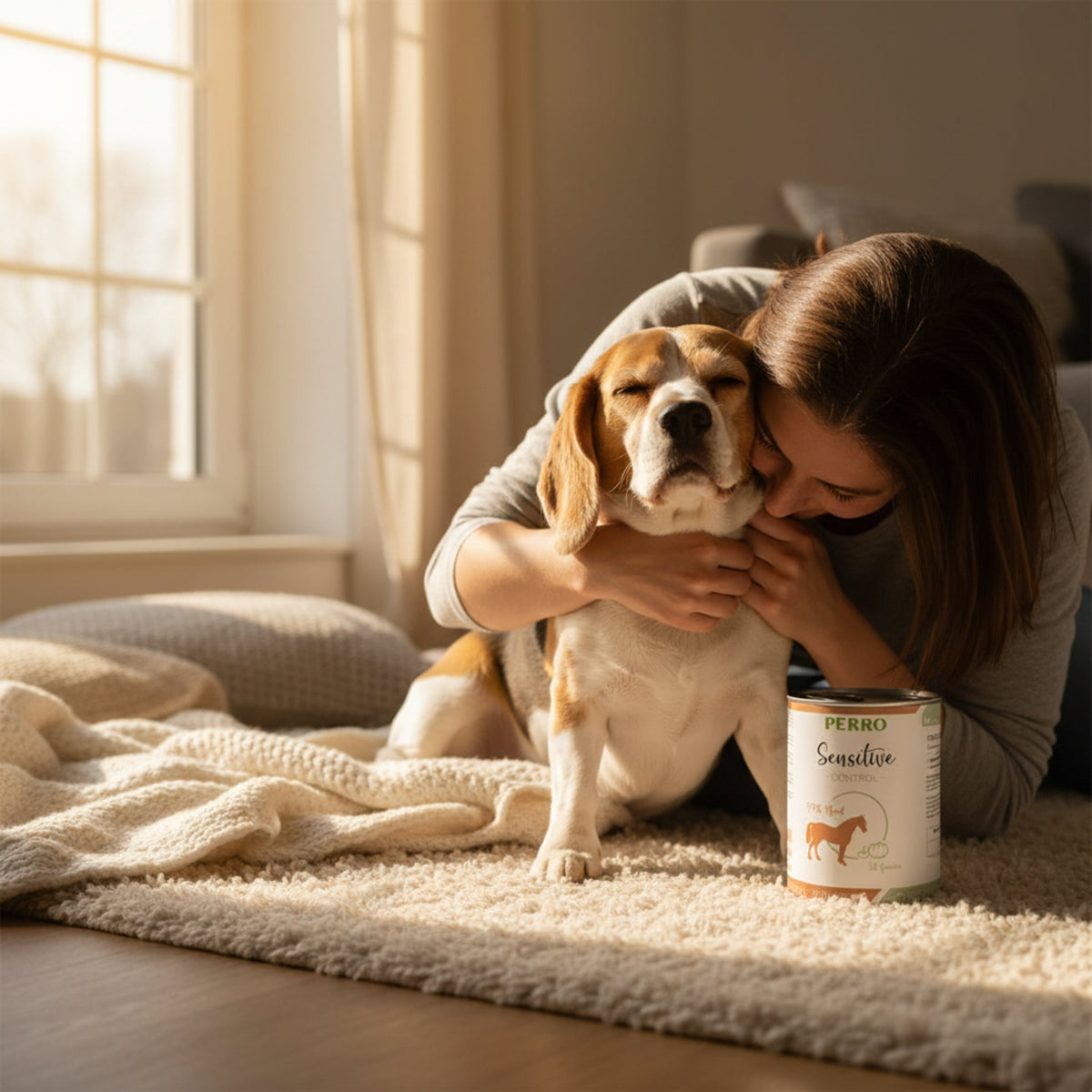 Perro Sensitive Control Pferd & Gemüse – Hypoallergenes Premium Nassfutter für Hunde mit Futtermittelallergien, Getreidefrei & Glutenfrei - Woofshack