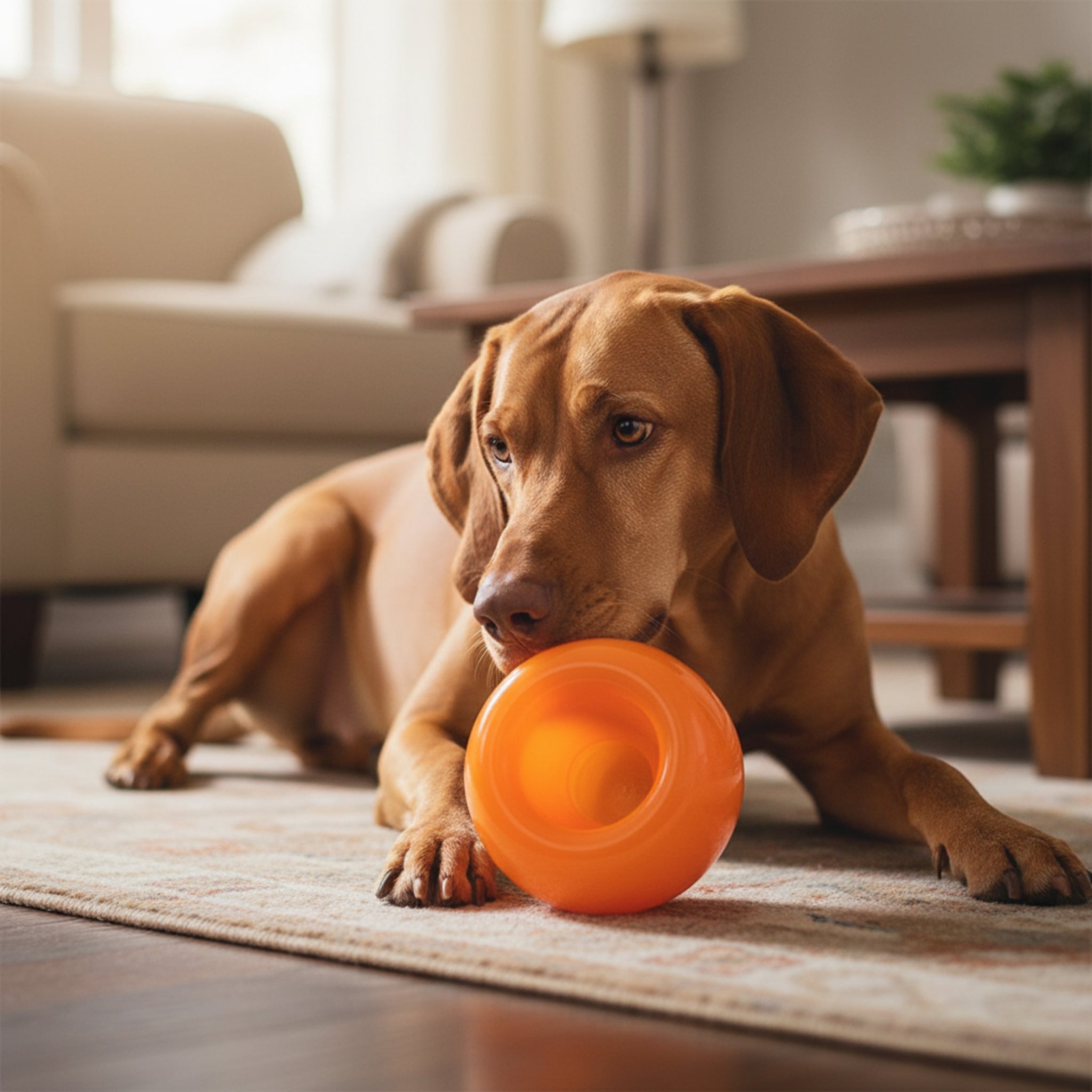 Planet Dog Orbee - Tuff Snoop Intelligenzspielzeug – Interaktiver Leckerli - Spender gegen Langeweile & für mentale Auslastung - Woofshack