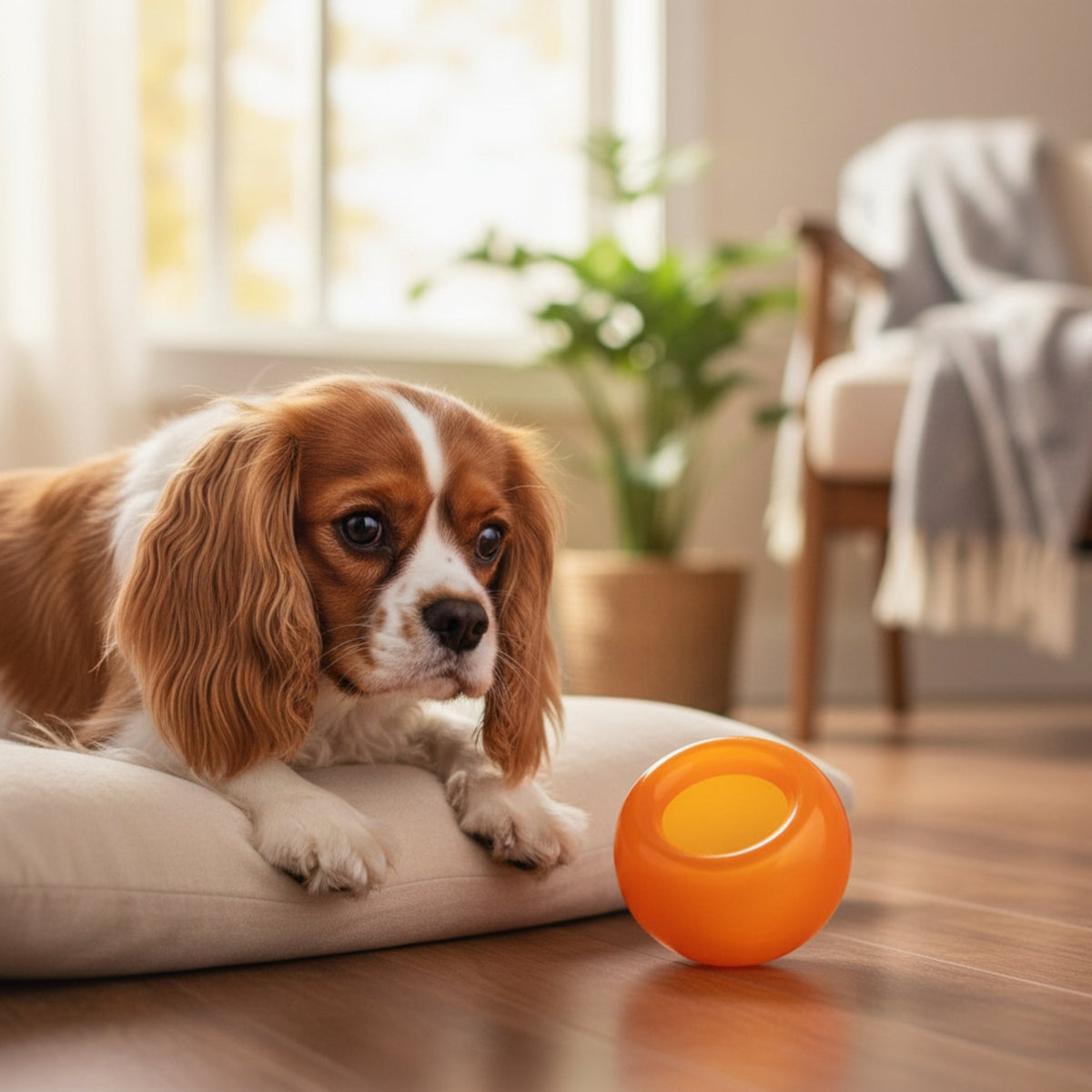 Planet Dog Orbee - Tuff Snoop Intelligenzspielzeug – Interaktiver Leckerli - Spender gegen Langeweile & für mentale Auslastung - Woofshack