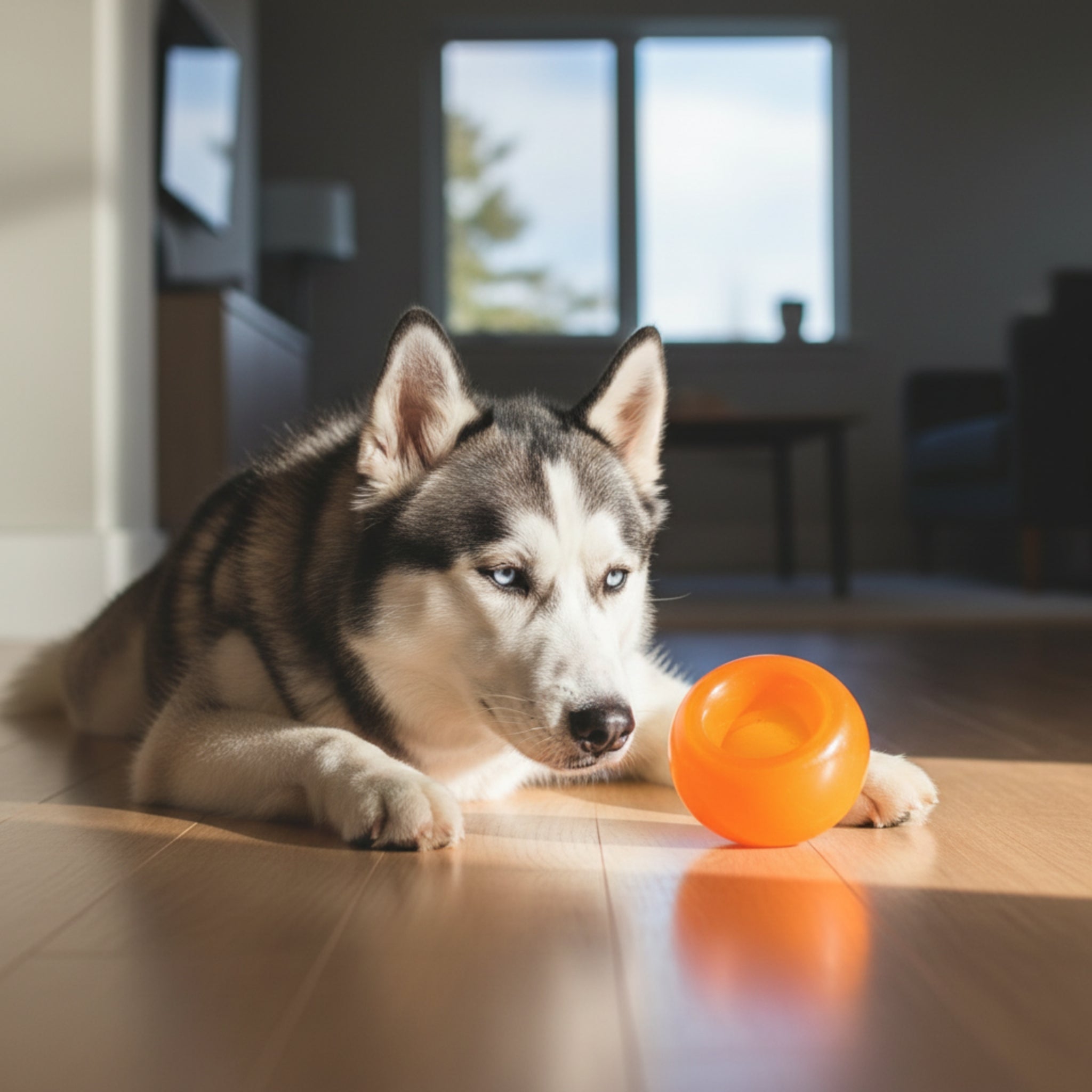 Planet Dog Orbee - Tuff Snoop Intelligenzspielzeug – Interaktiver Leckerli - Spender gegen Langeweile & für mentale Auslastung - Woofshack
