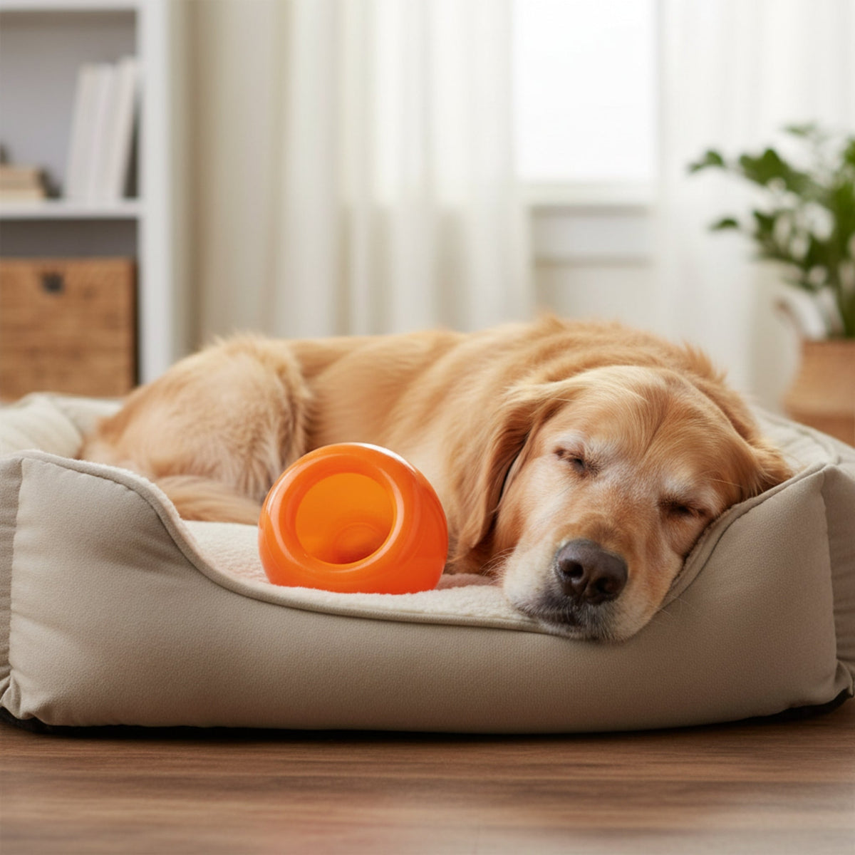Planet Dog Orbee - Tuff Snoop Intelligenzspielzeug – Interaktiver Leckerli - Spender gegen Langeweile & für mentale Auslastung - Woofshack