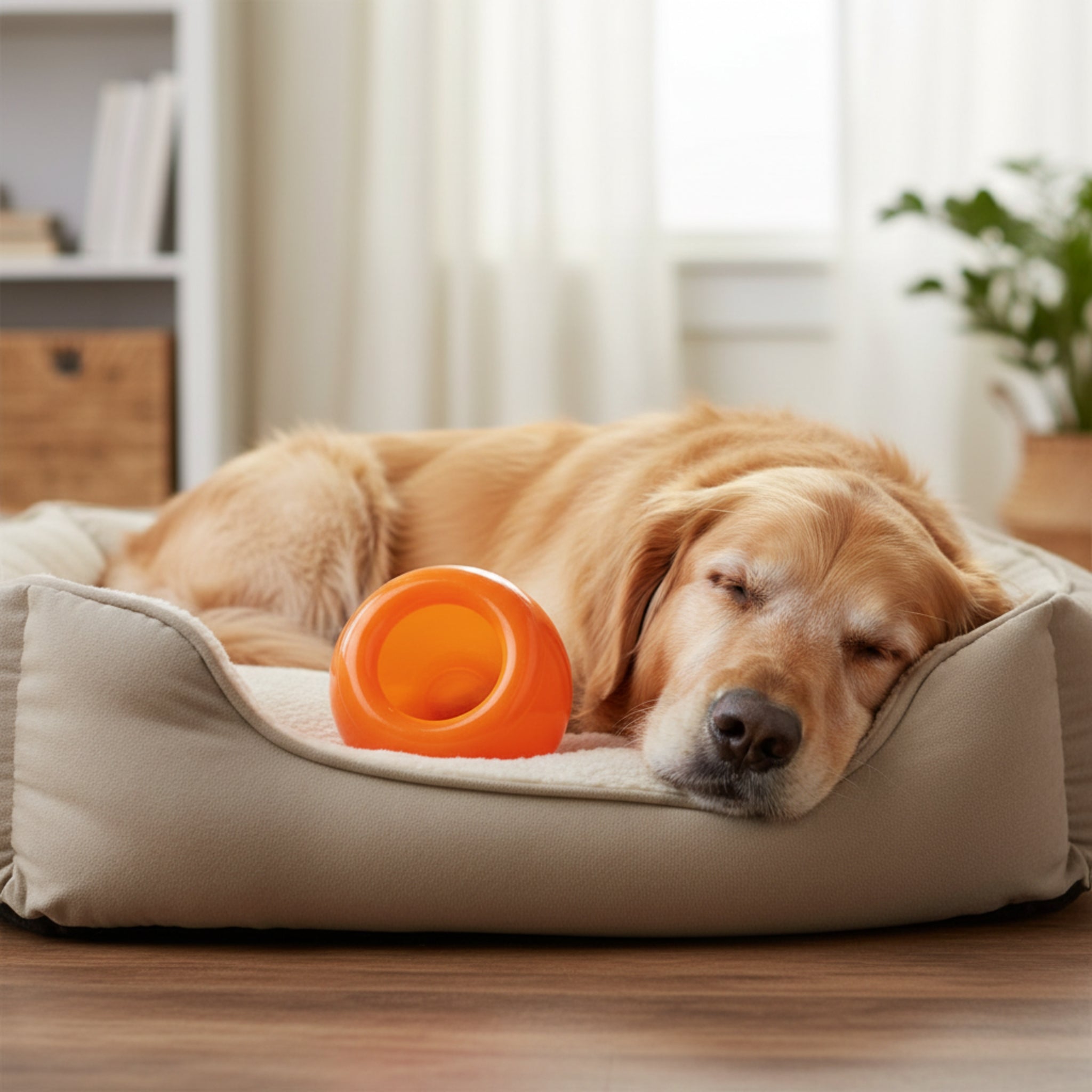 Planet Dog Orbee - Tuff Snoop Intelligenzspielzeug – Interaktiver Leckerli - Spender gegen Langeweile & für mentale Auslastung - Woofshack