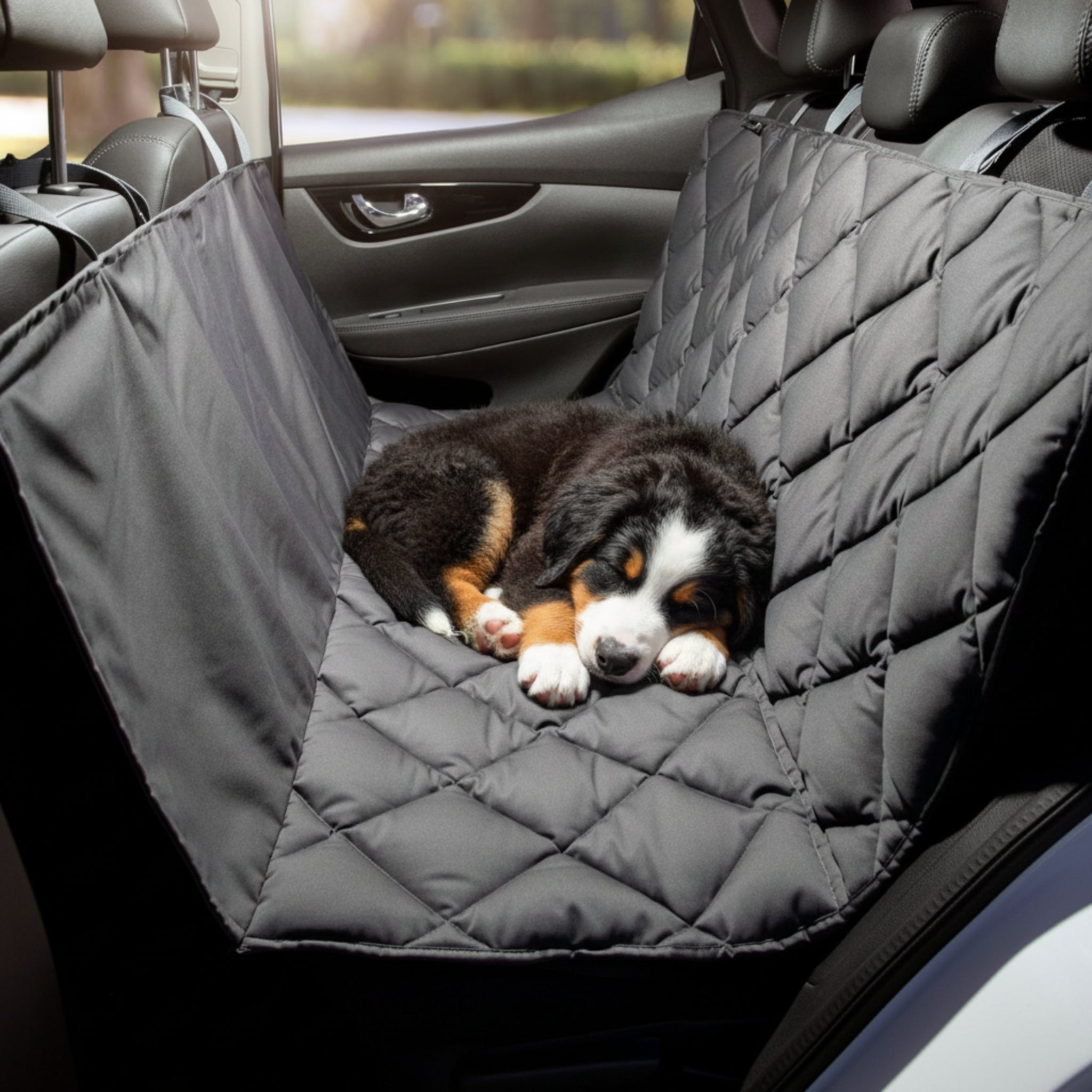 Pointer Autoschondecke für Rückbank by Doctor Bark – Premium Schutz, rutschfest & waschbar für entspannte Autofahrten mit Hund - Woofshack