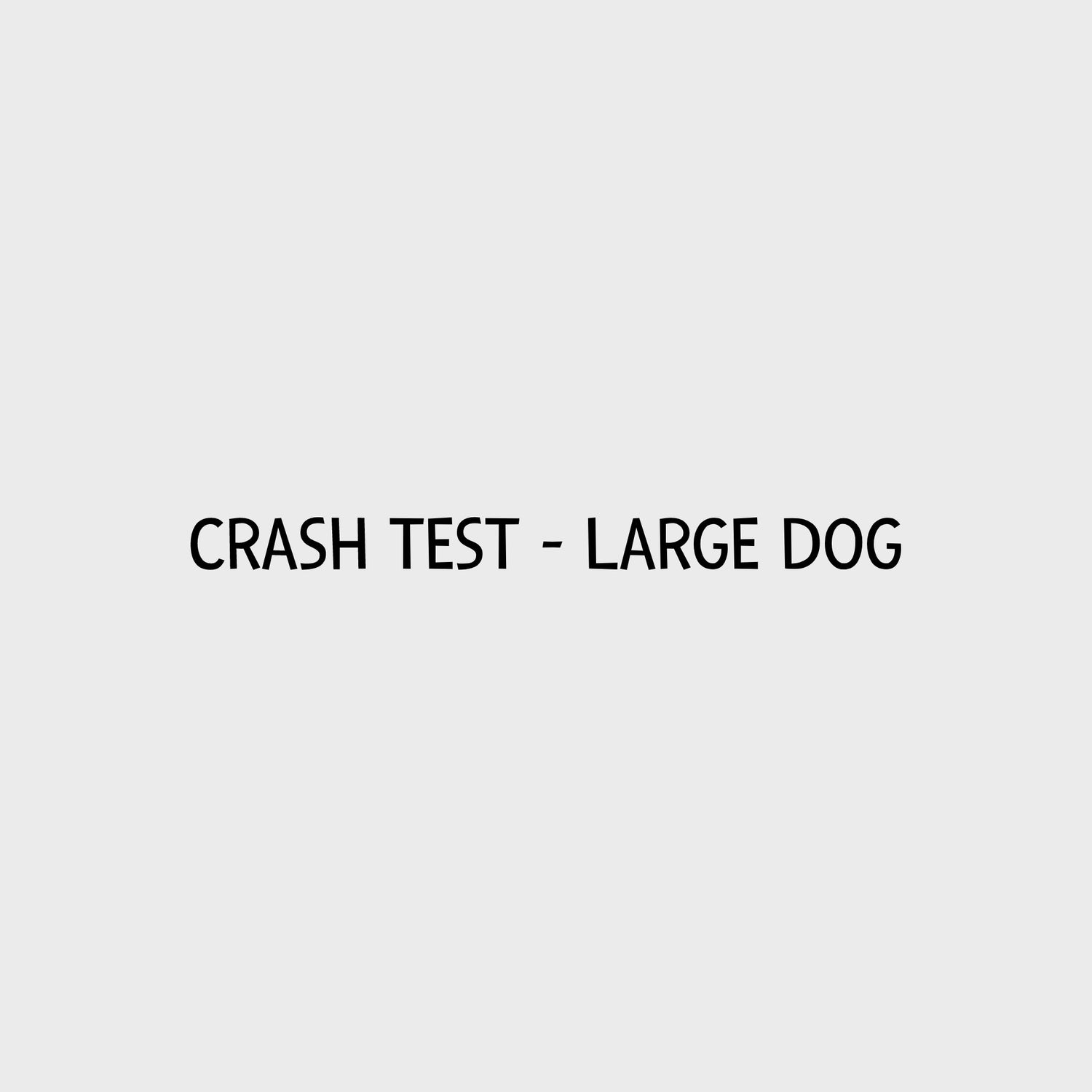 Video - Kurgo Impact Harness - Crash Test Large Dog