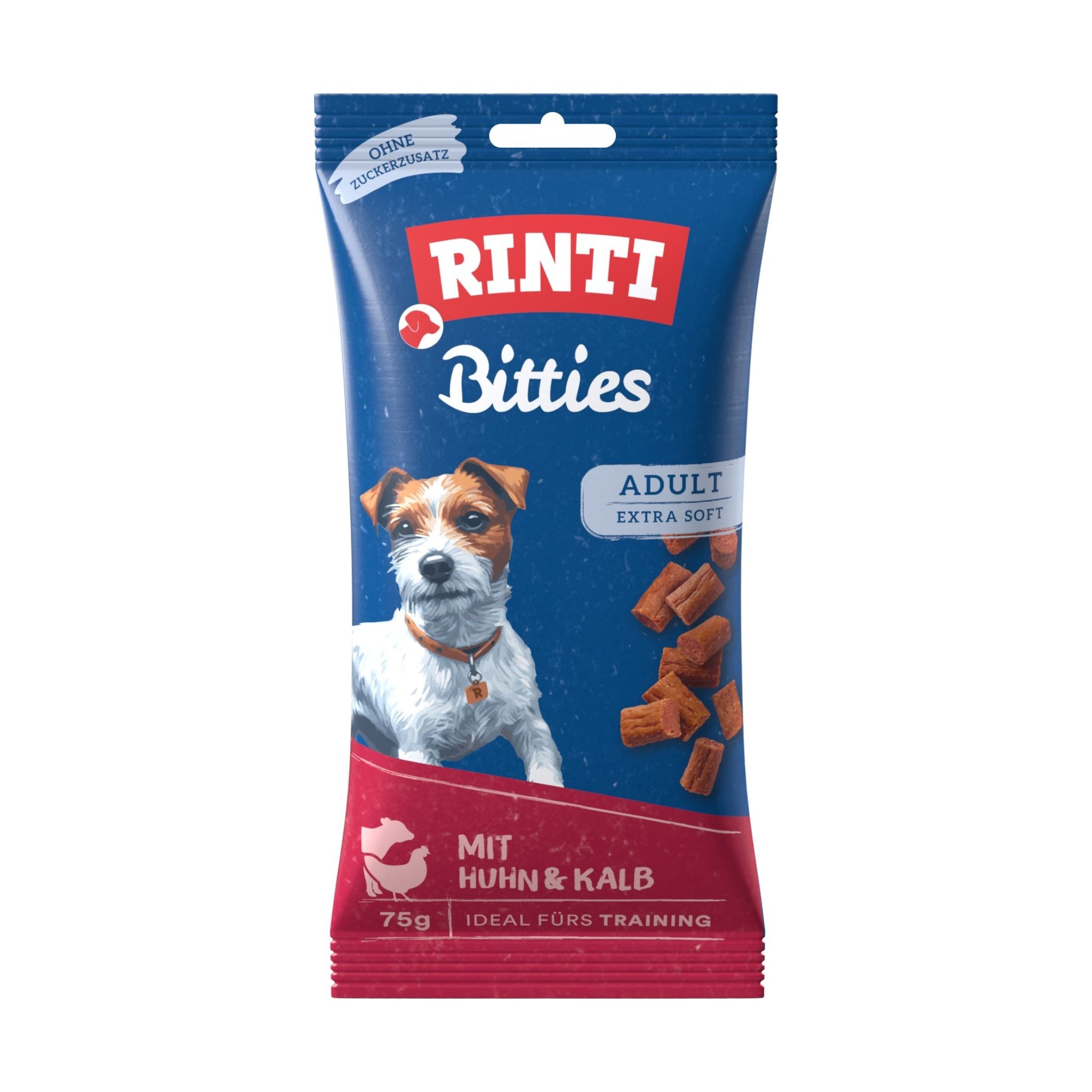 Rinti Bitties Huhn + Kalb, Hundesnack - Woofshack