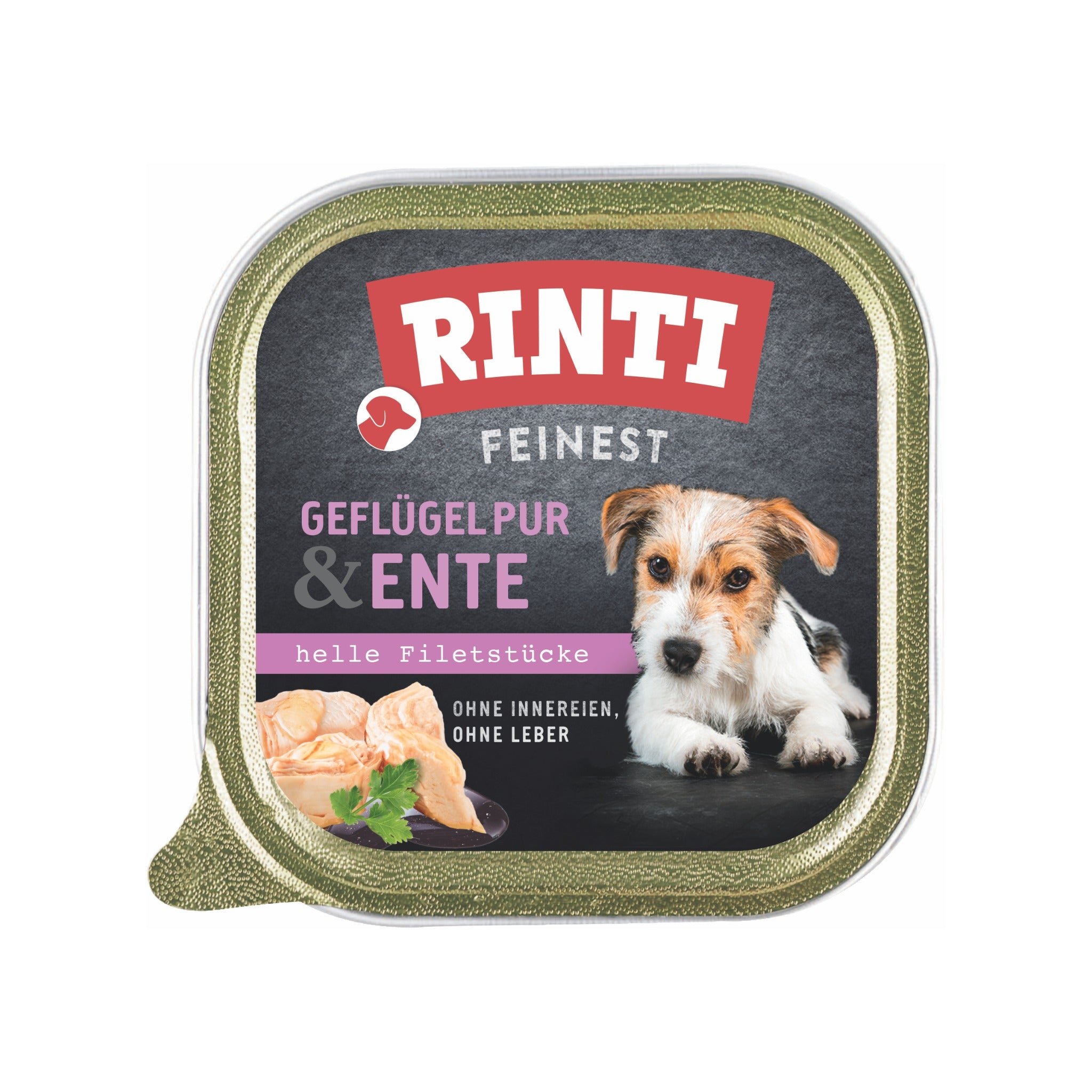 RINTI Feinest Geflügel pur & Ente - Hunde Nassfutter - Woofshack