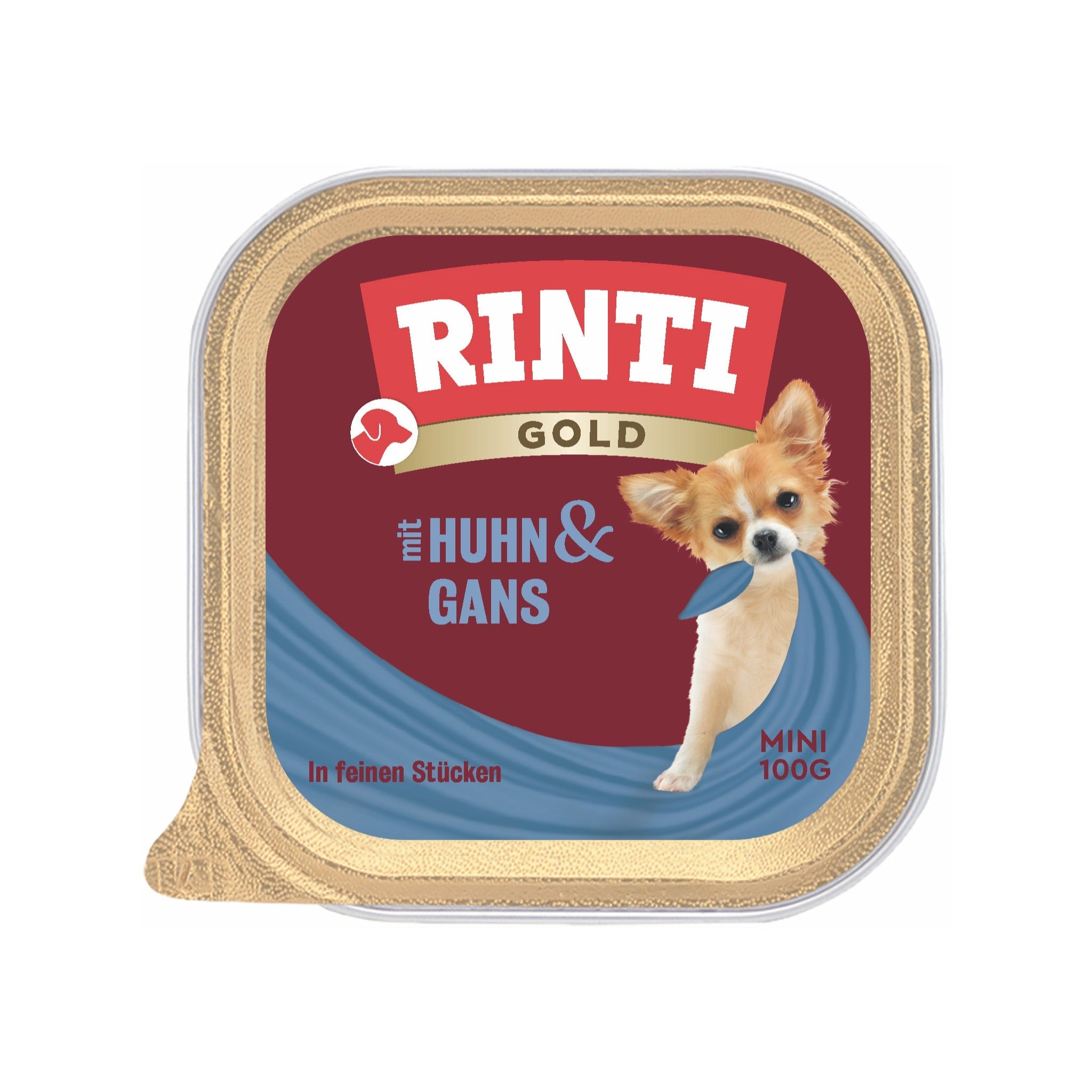 RINTI Gold mini Huhn & Gans - Hunde Nassfutter - Woofshack